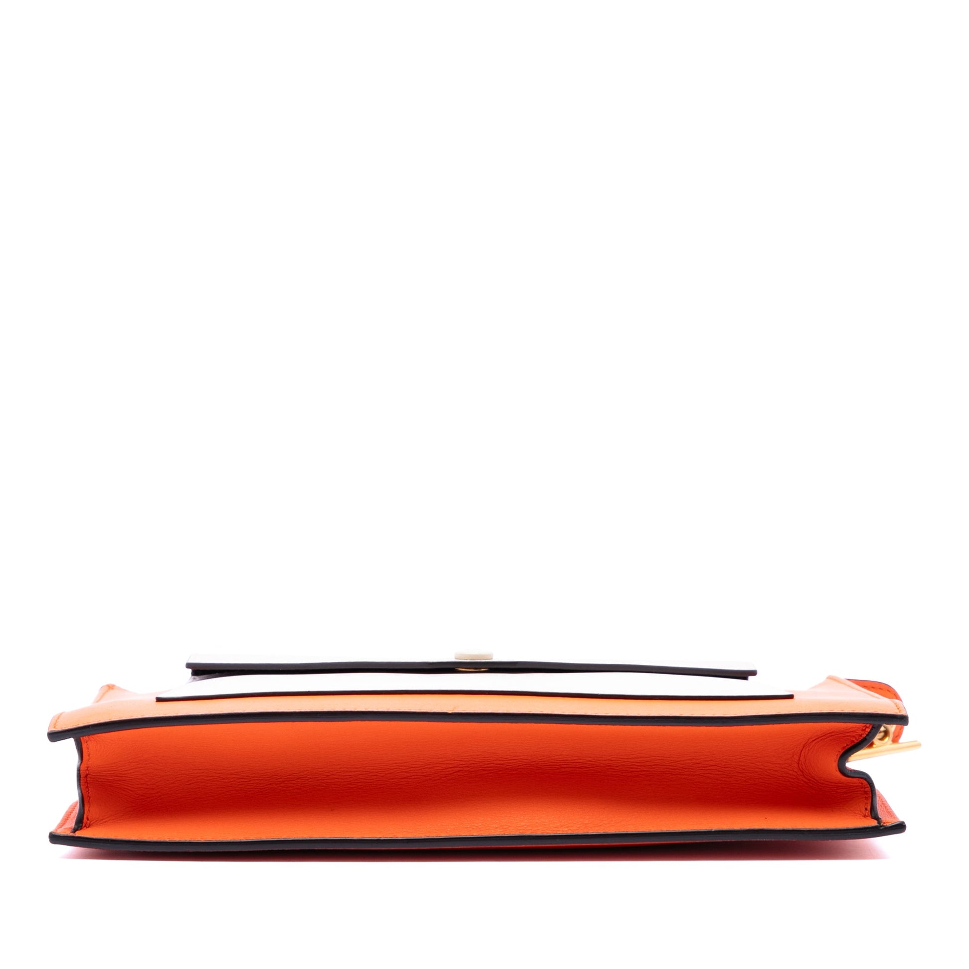 Celine Tricolor Leather Pocket Envelope Zip Crossbody