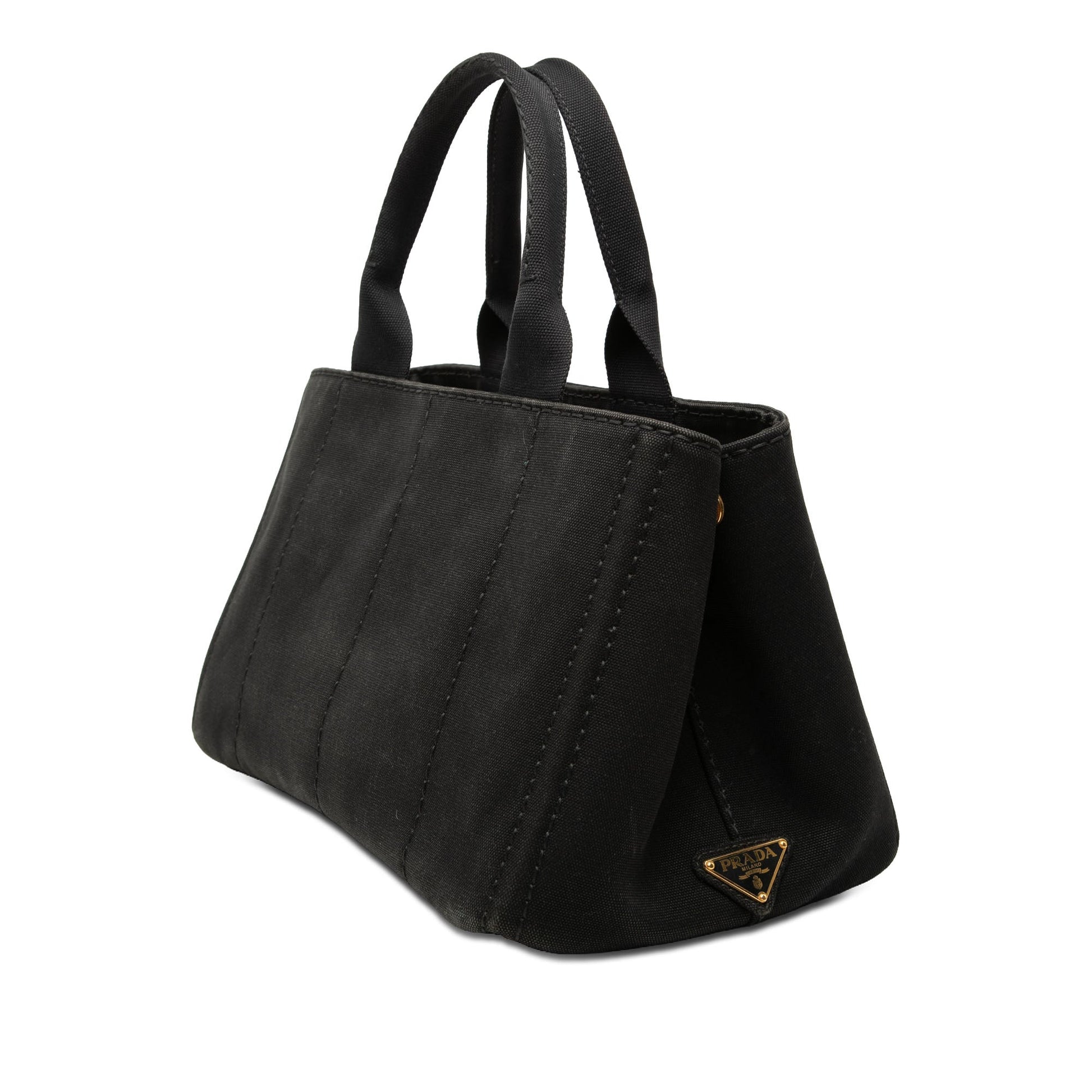 Prada Canvas Canapa Logo Satchel