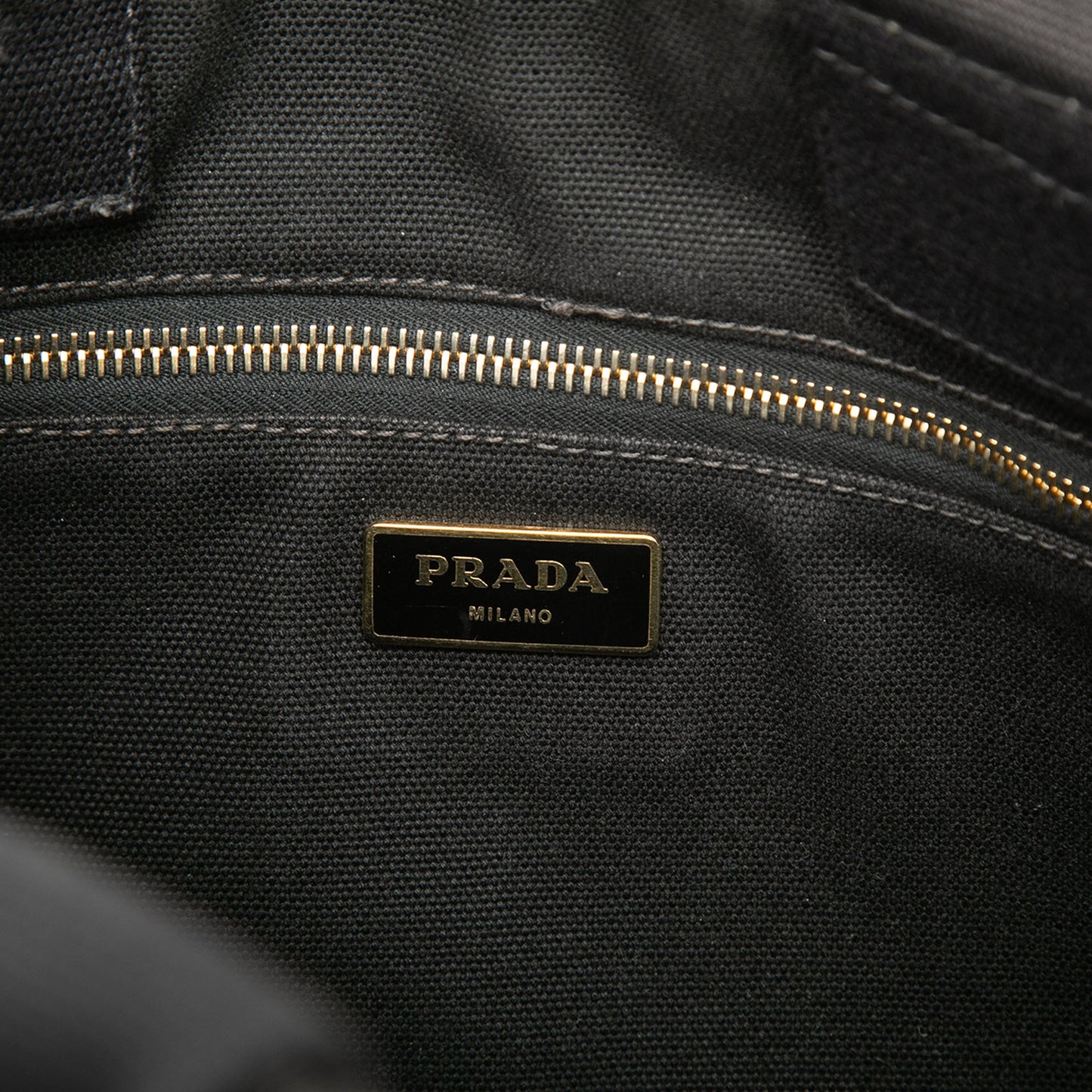 Prada Canvas Canapa Logo Satchel