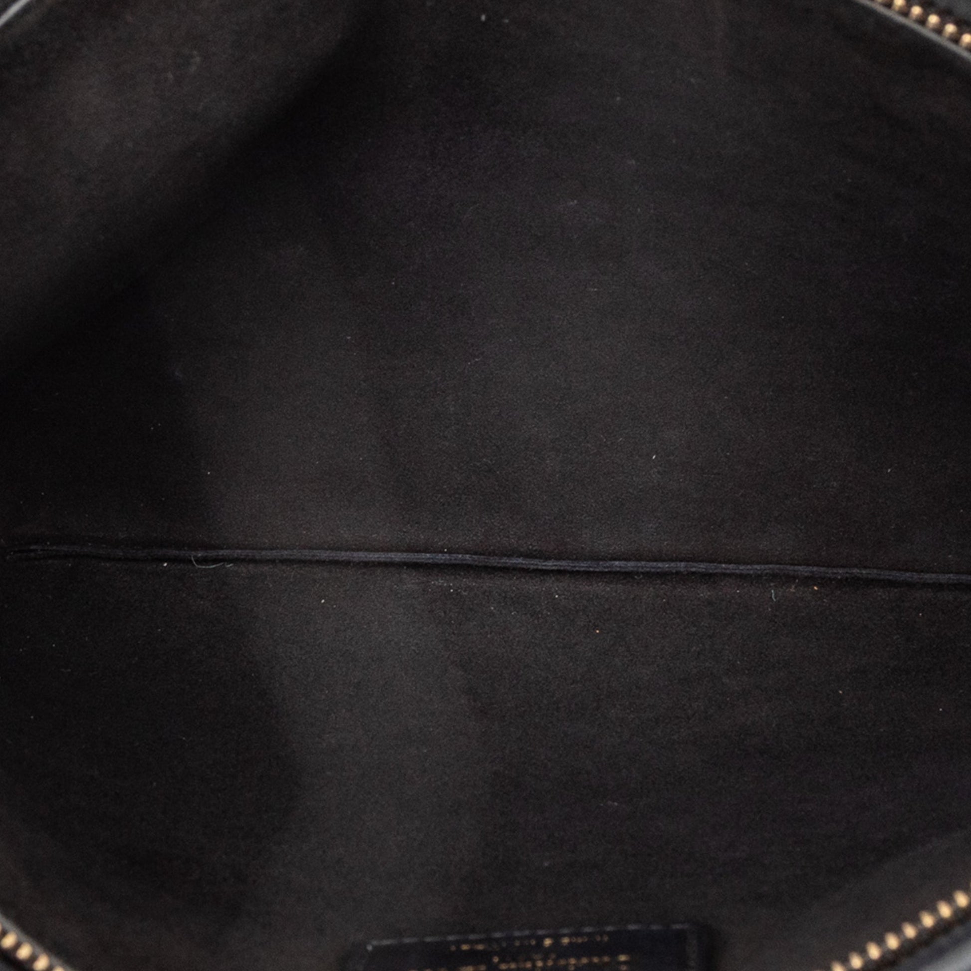 Dior Logo Embossed Leather Clutch