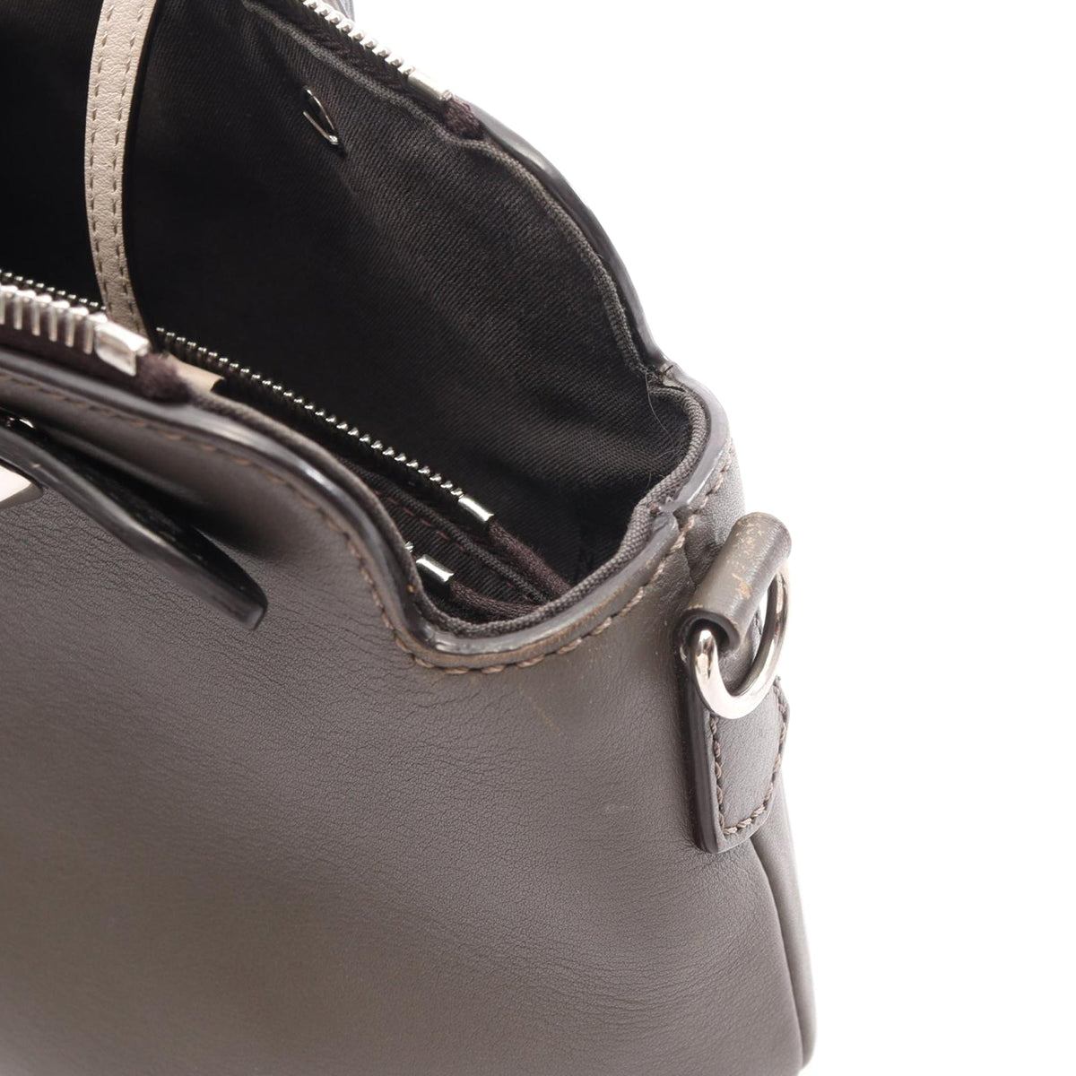 Fendi Medium Leather By The Way Satchel — Gray
