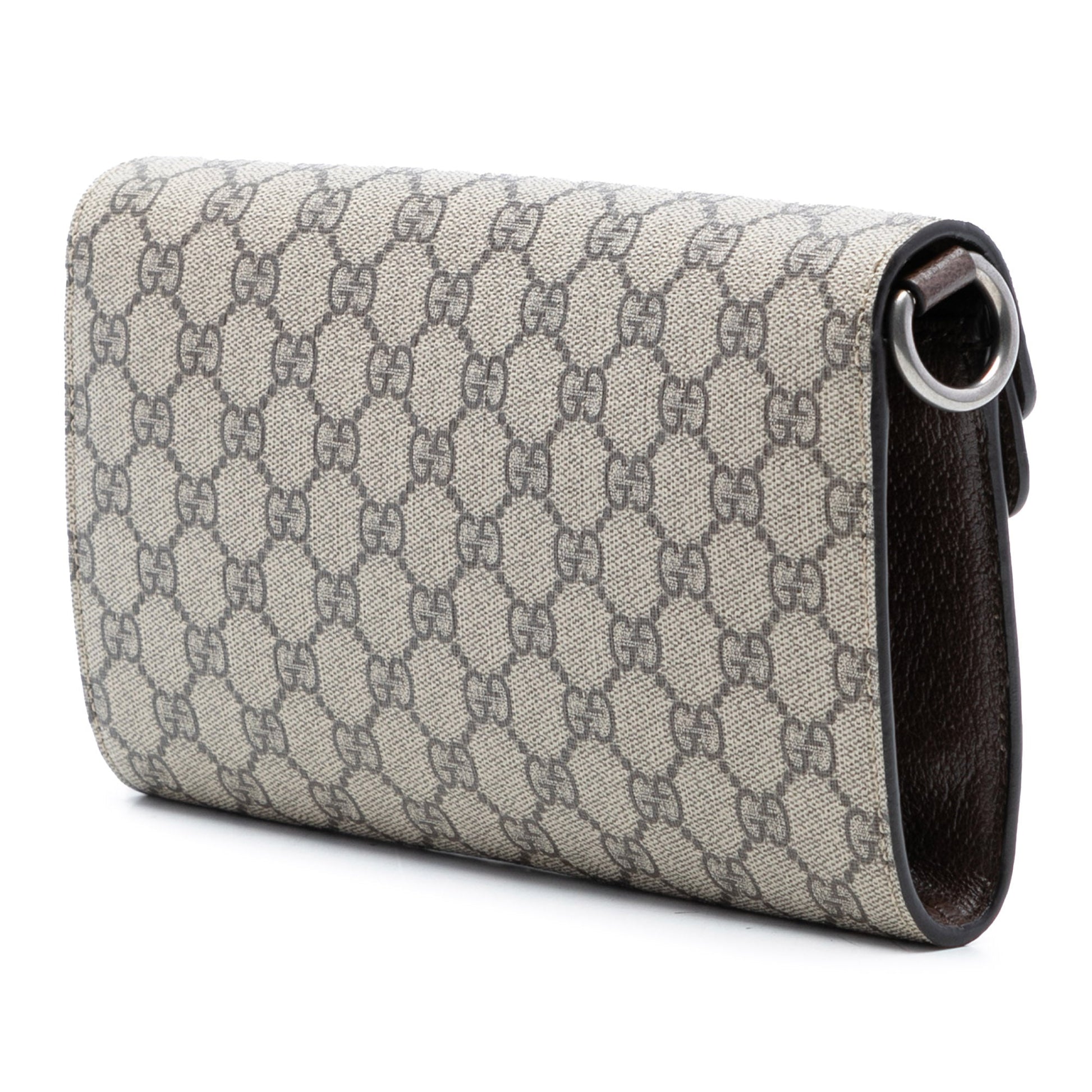 Gucci Small GG Supreme East West Dionysus Flap Bag