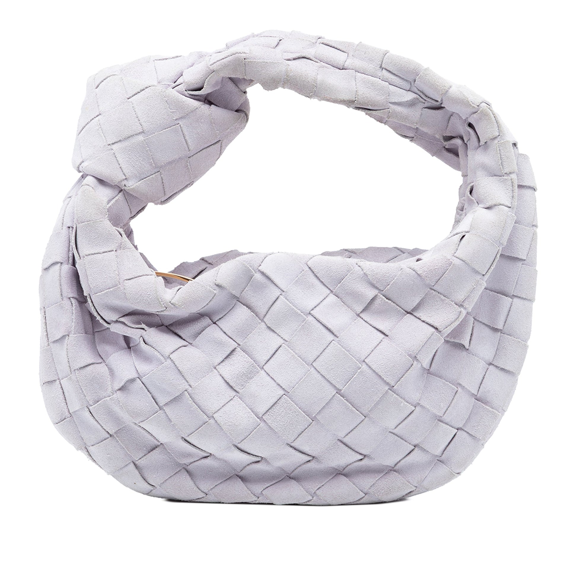Bottega Veneta Mini Suede Intrecciato Jodie