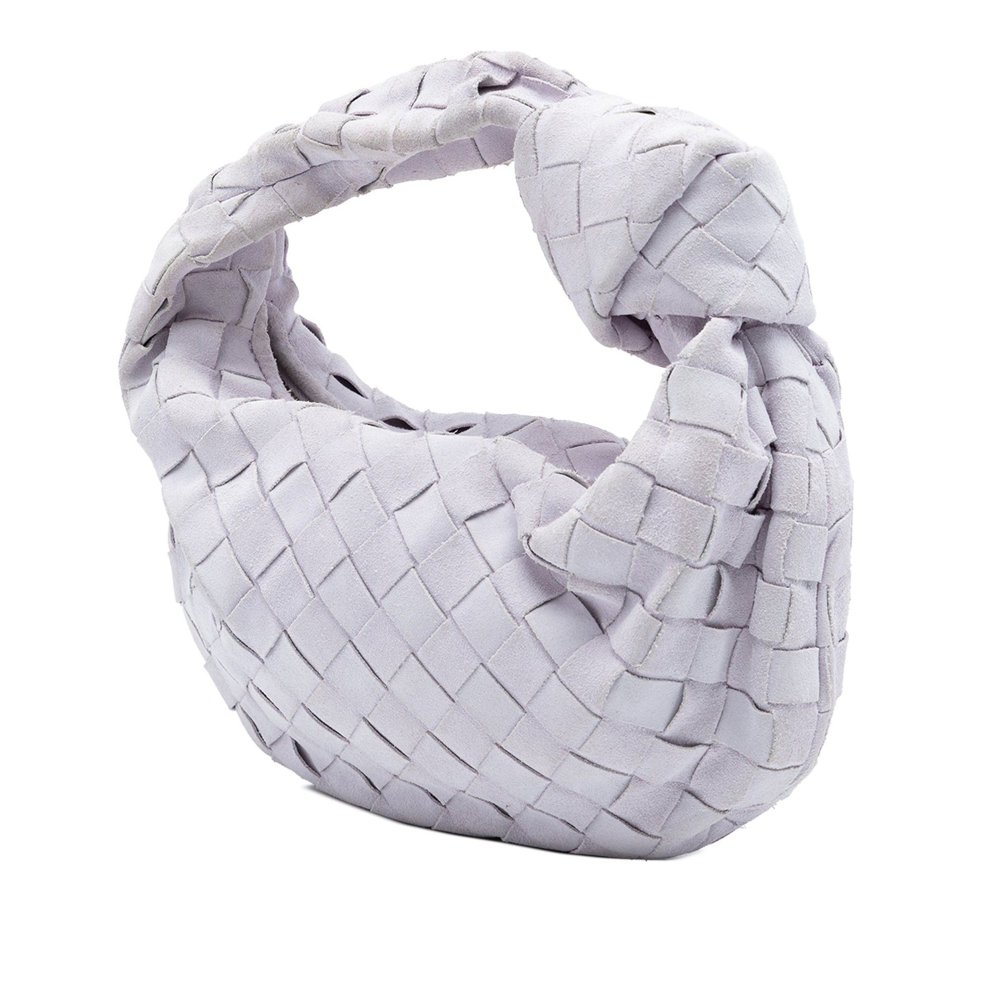 Bottega Veneta Mini Suede Intrecciato Jodie
