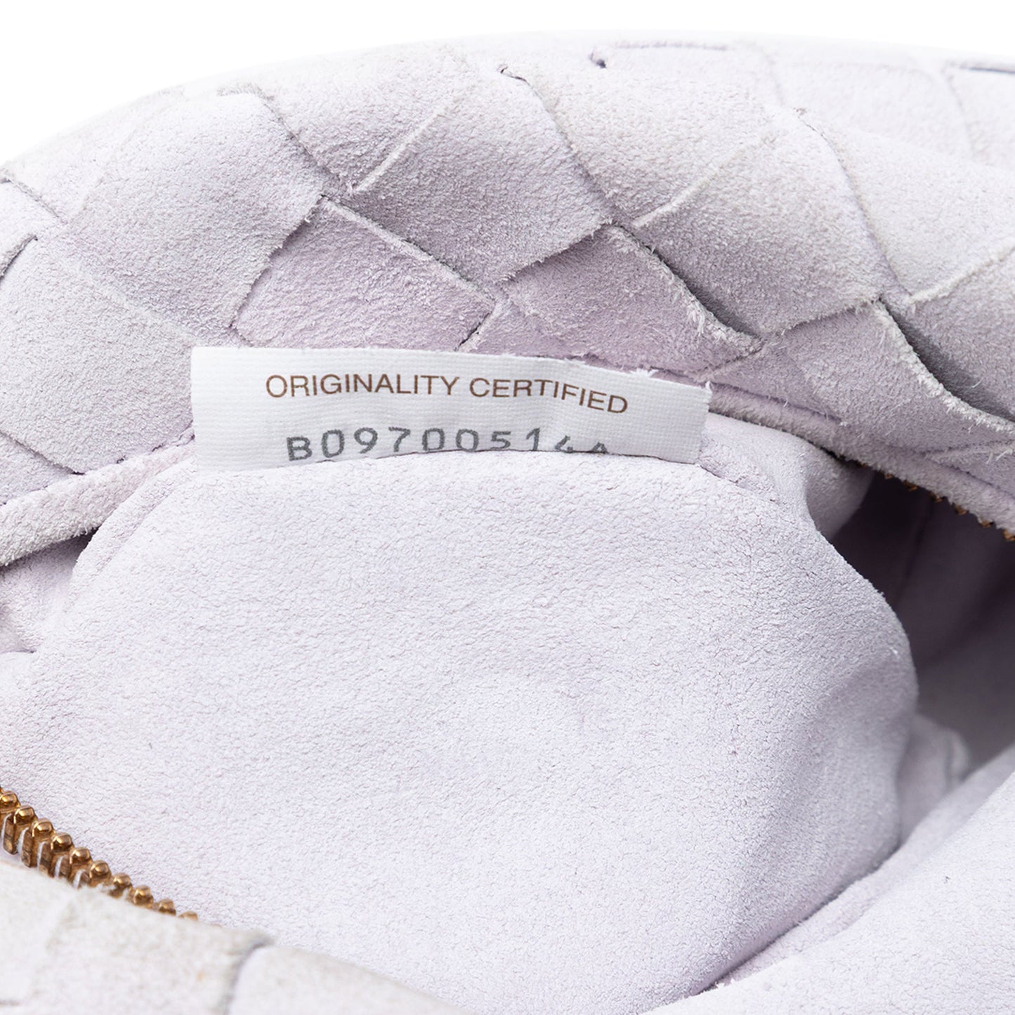 Bottega Veneta Mini Suede Intrecciato Jodie