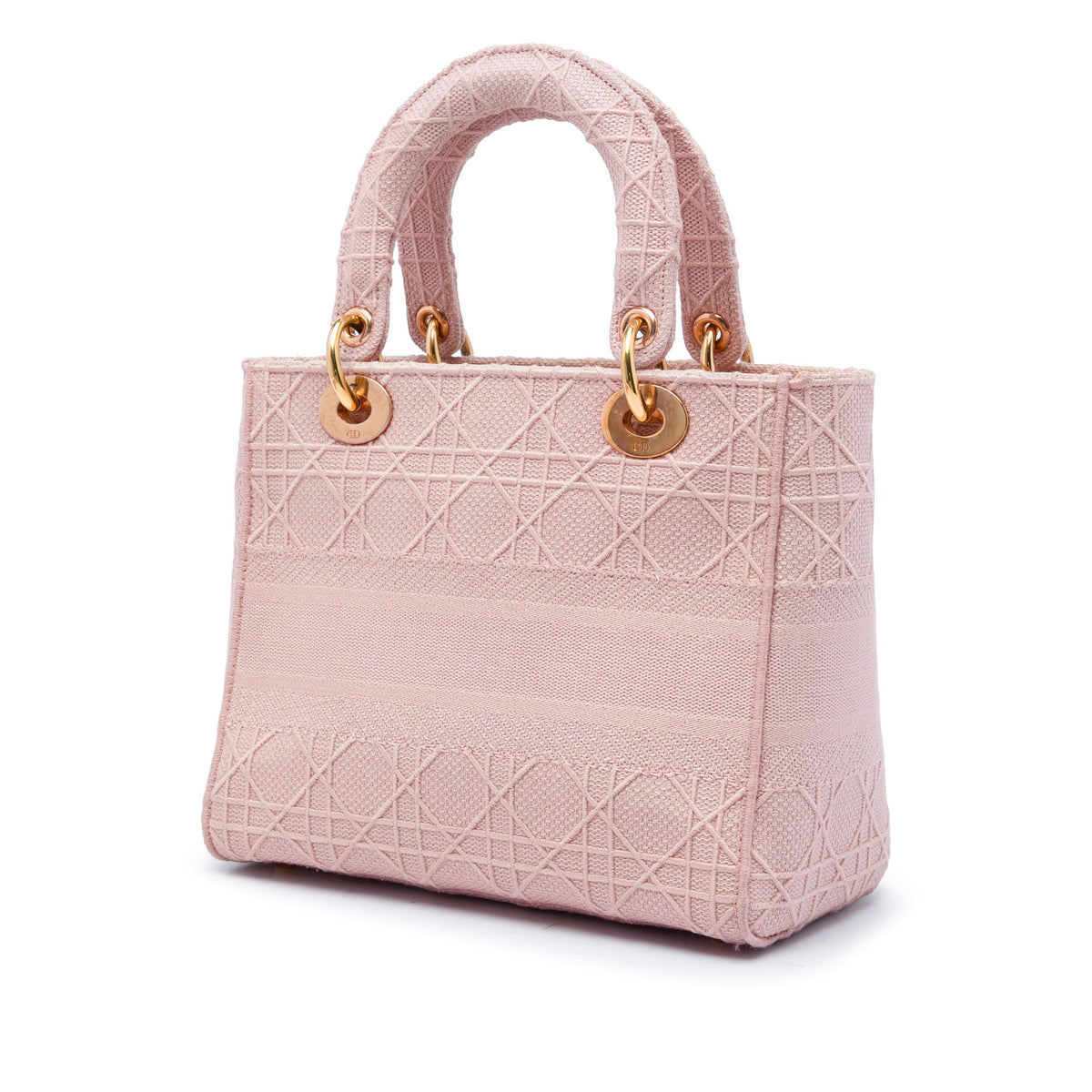 Dior Medium Embroidered Canvas Cannage Lady D Lite
