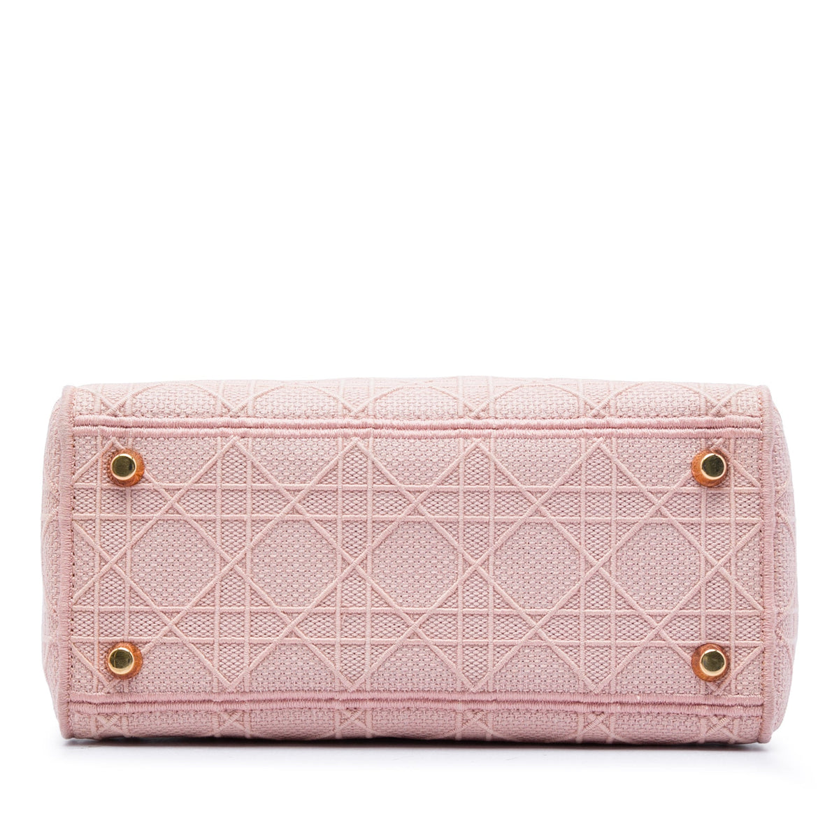 Dior Medium Embroidered Canvas Cannage Lady D Lite