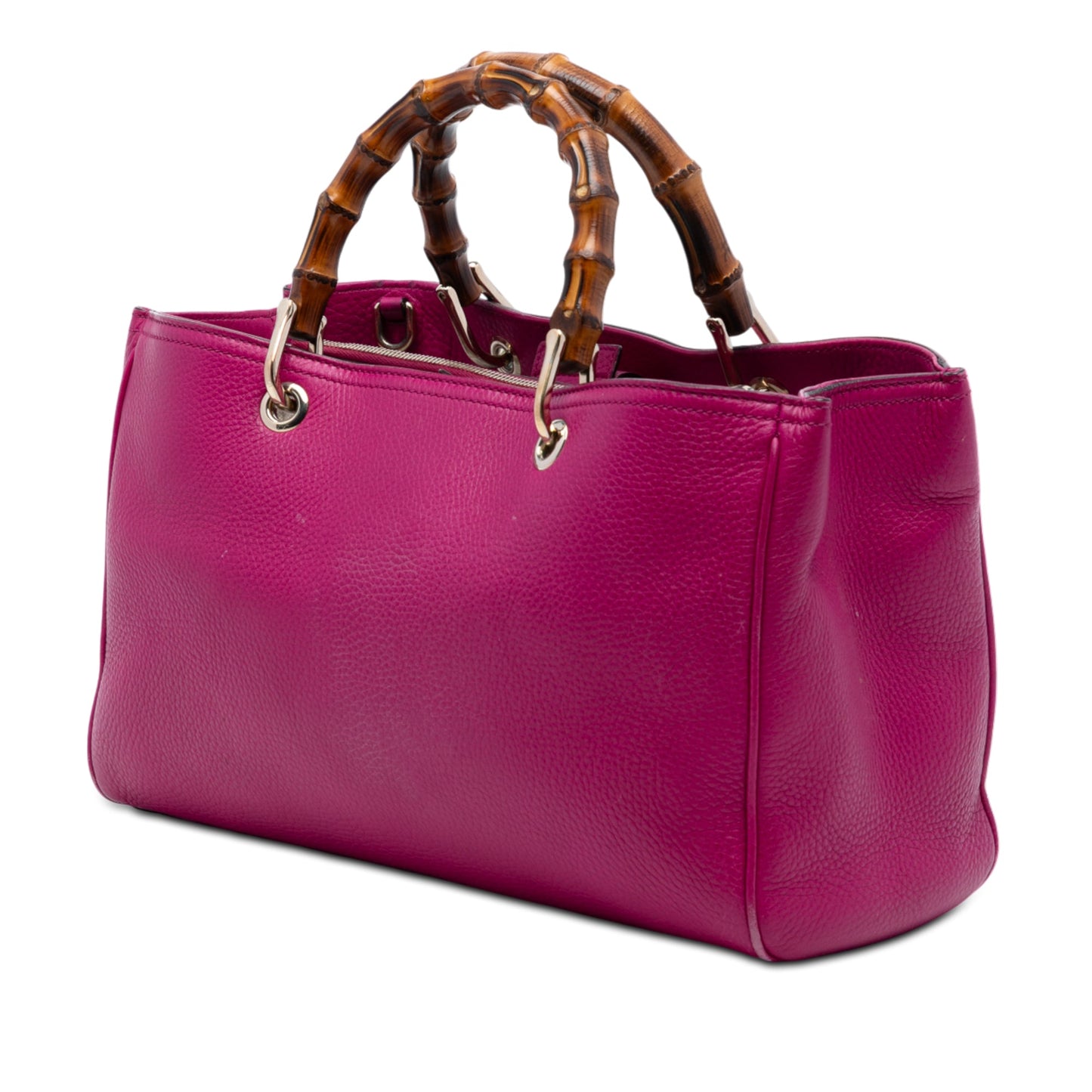Gucci Medium Calfskin Bamboo Shopper Satchel