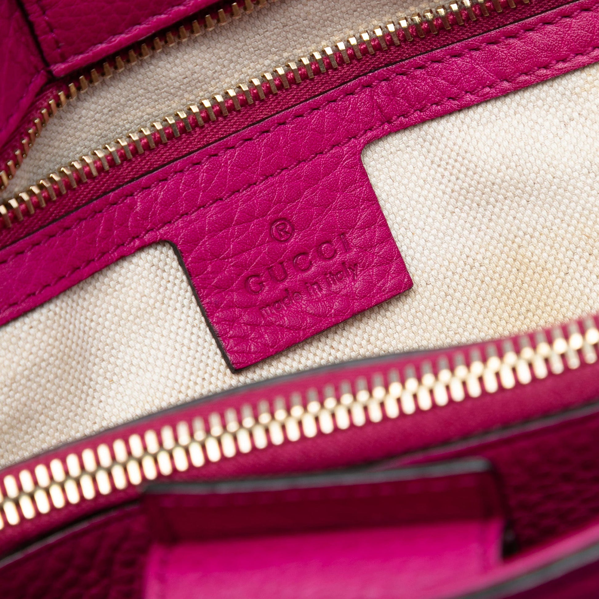 Gucci Medium Calfskin Bamboo Shopper Satchel