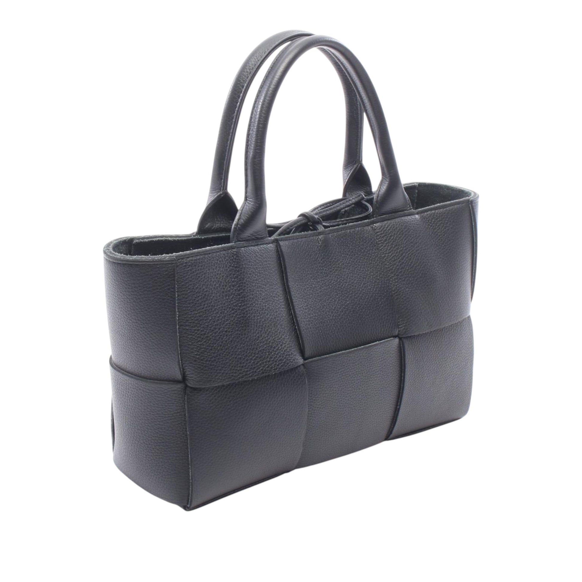 Bottega Veneta Mini Lambskin Intreccio Arco Tote