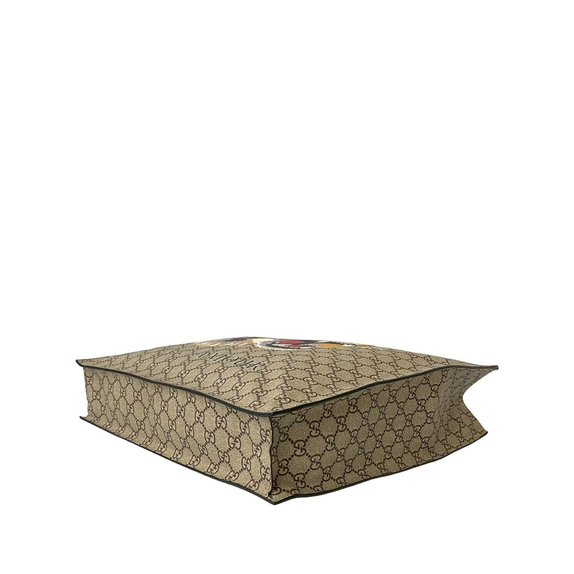 Gucci GG Supreme LAveugle Par Amour Convertible Tote