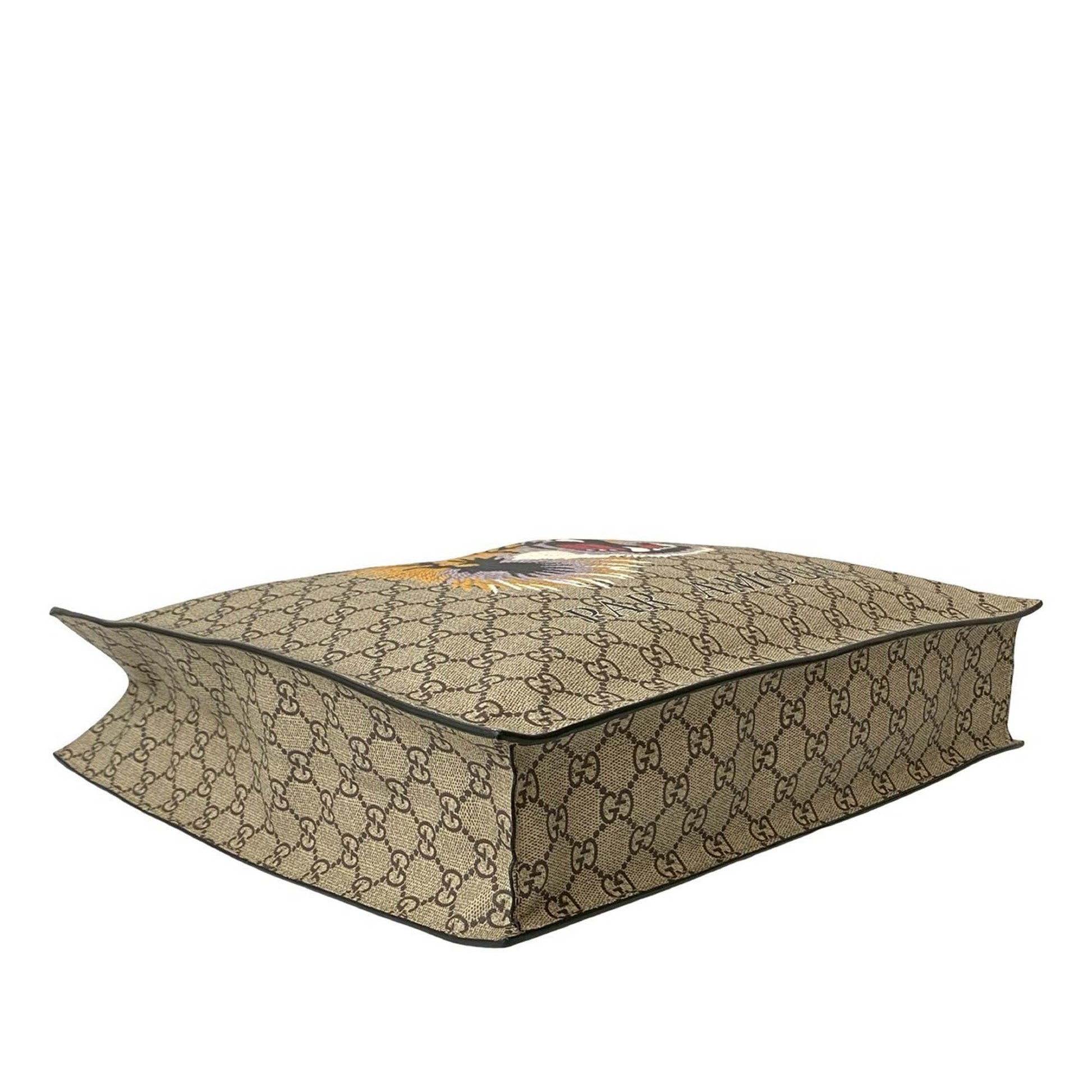 Gucci GG Supreme LAveugle Par Amour Convertible Tote