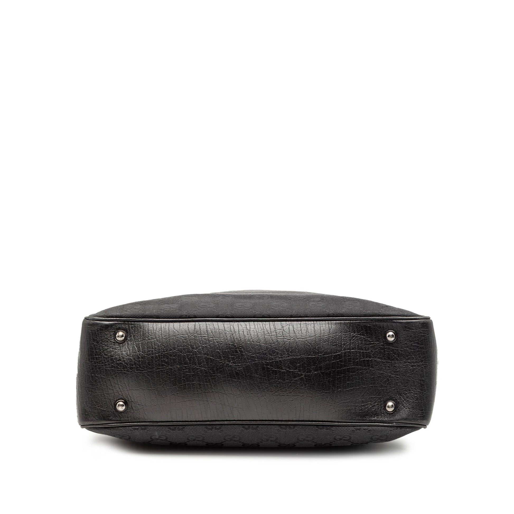 Gucci GG Canvas Bamboo Tote