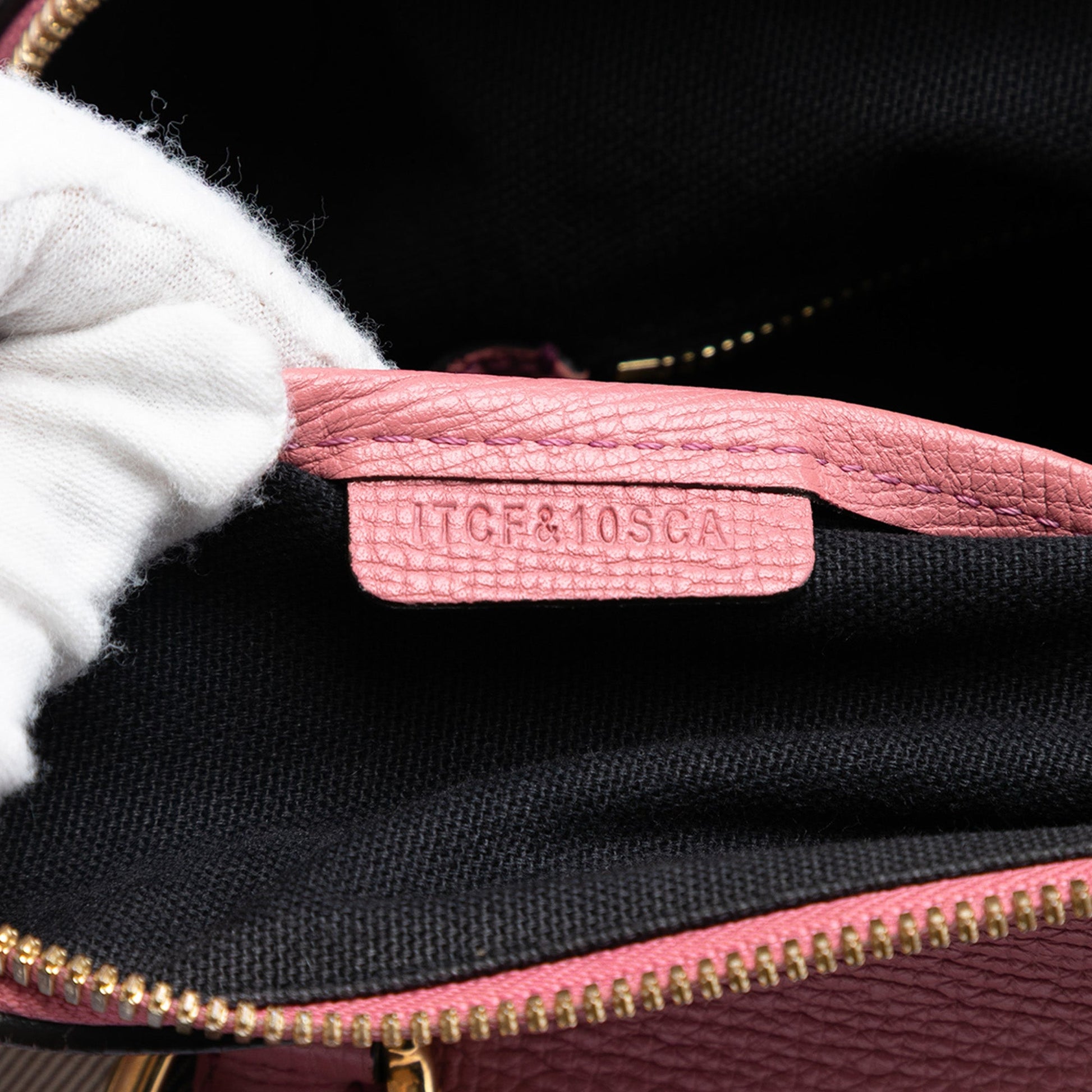 Burberry Medium House Check Canvas Derby Alchester Bowling Bag