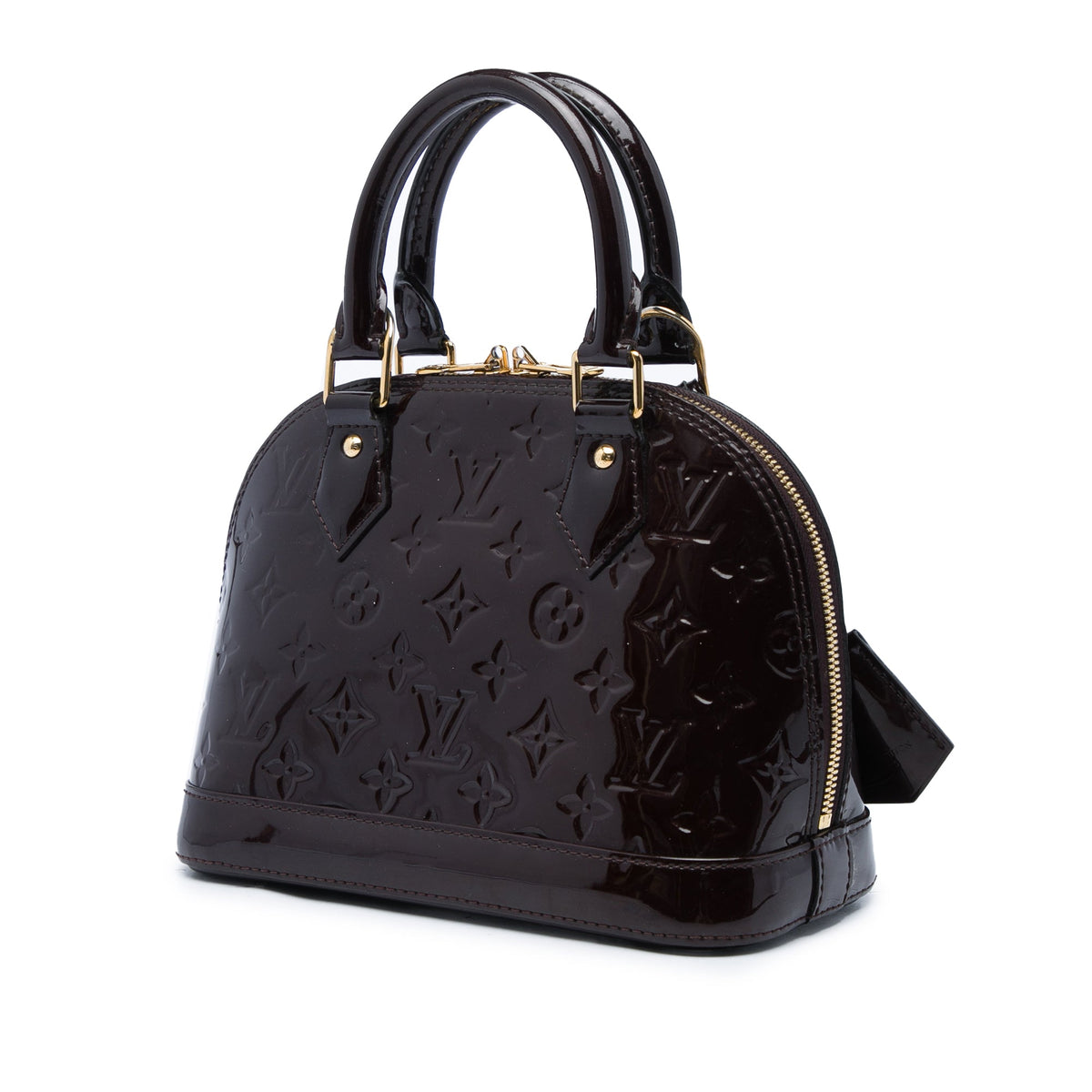 Louis Vuitton Monogram Vernis Alma BB — Purple
