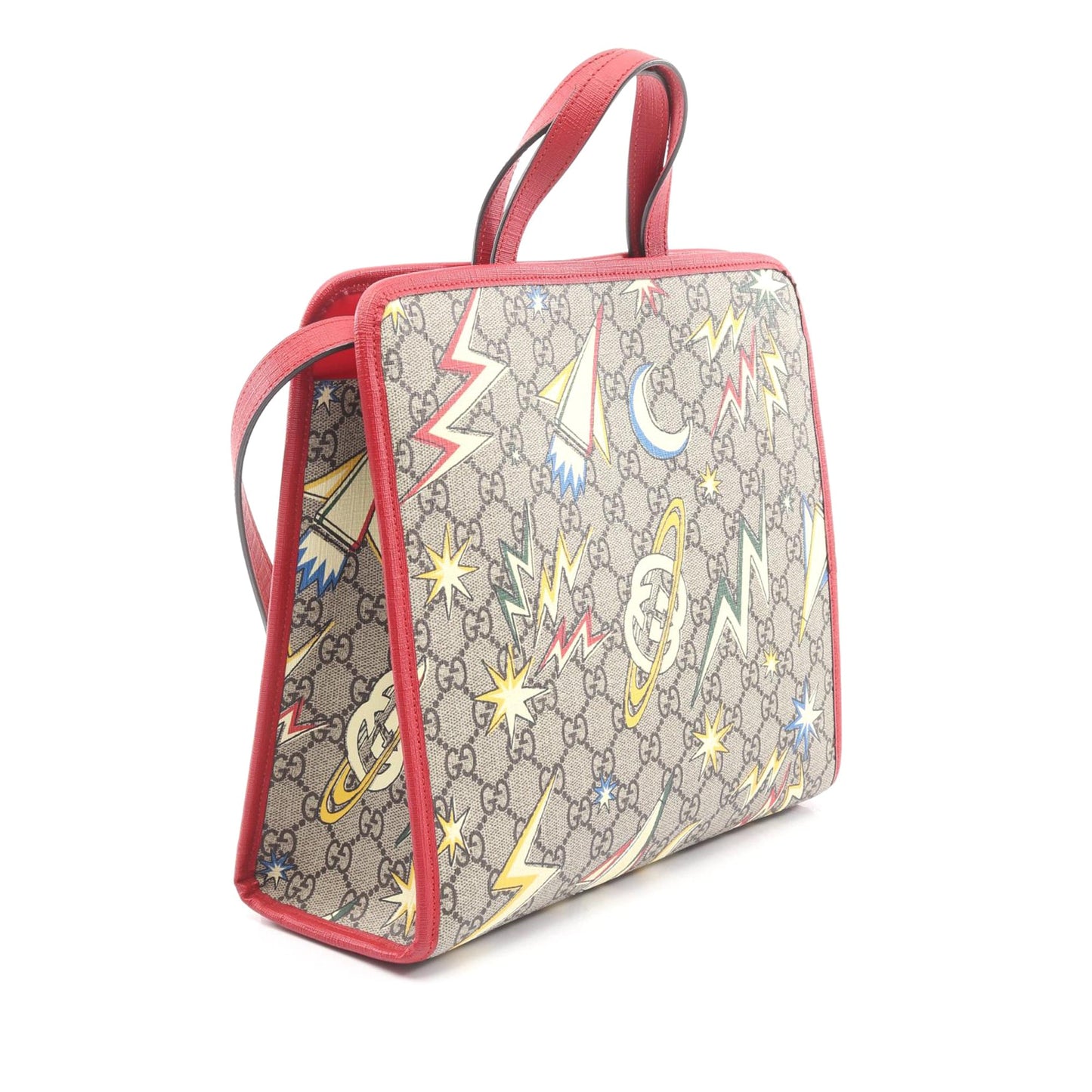 Childrens GG Supreme Space Print Satchel