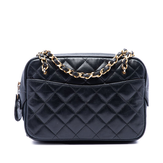 Chanel Mini CC Quilted Lambskin Pocket Chain Camera Bag