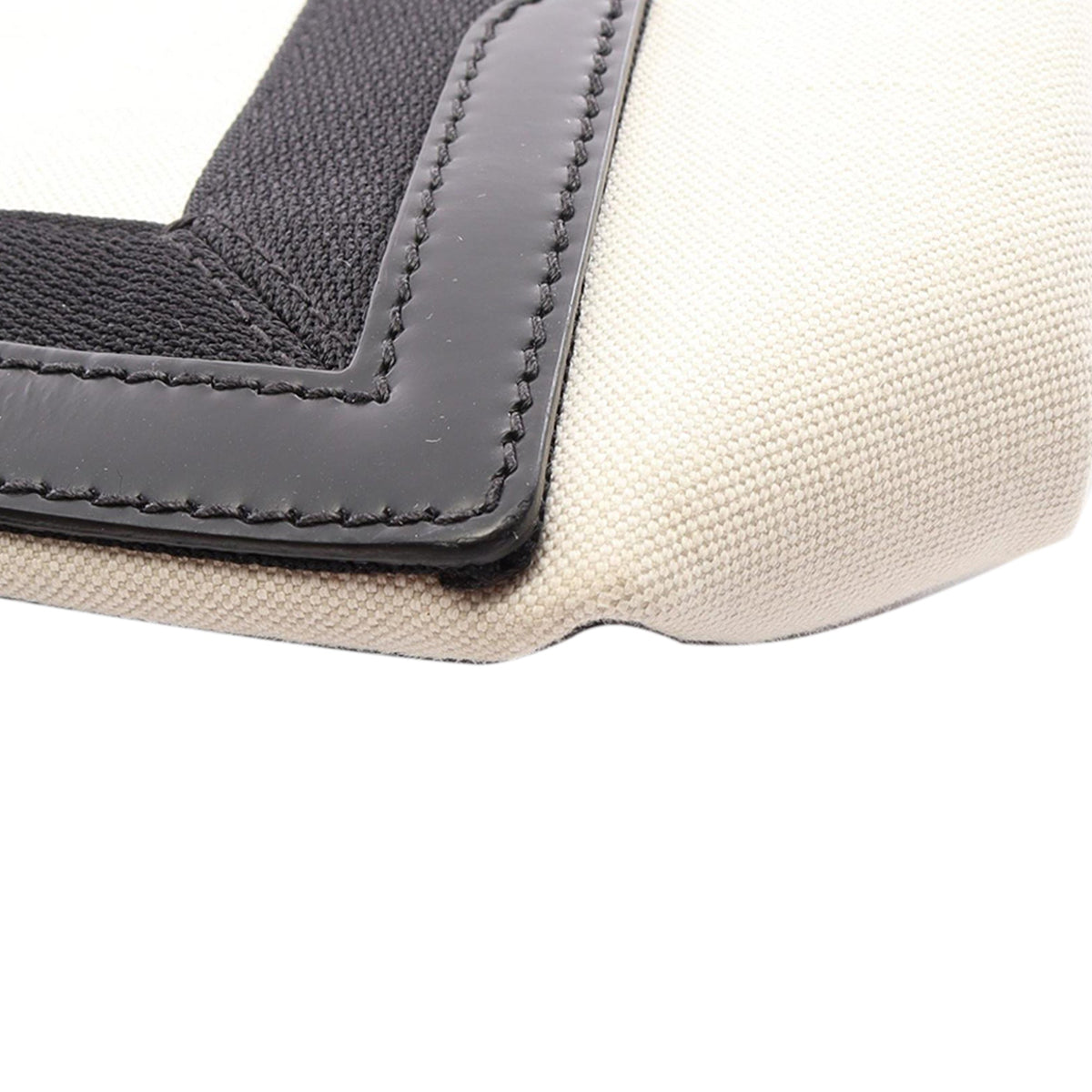 Balenciaga Canvas Navy Cabas S — White