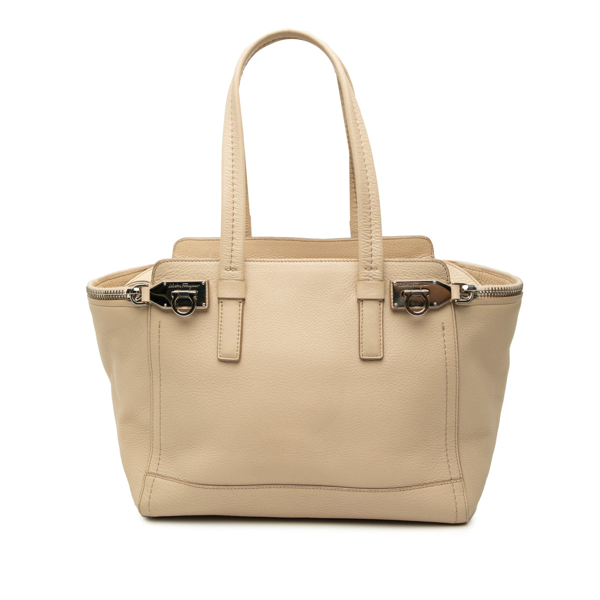 Ferragamo Medium Leather Gancini Verve Tote