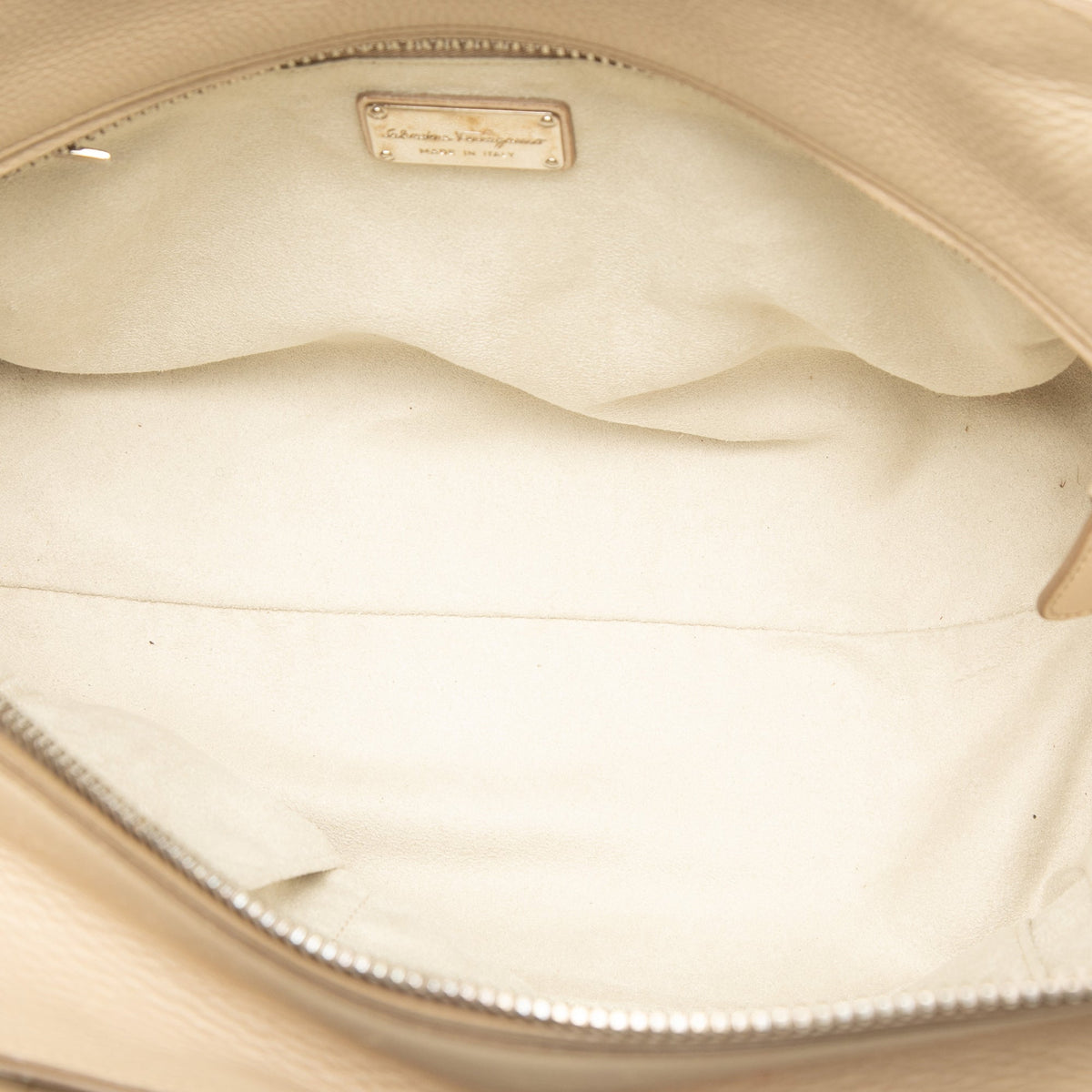 Ferragamo Medium Leather Gancini Verve Tote