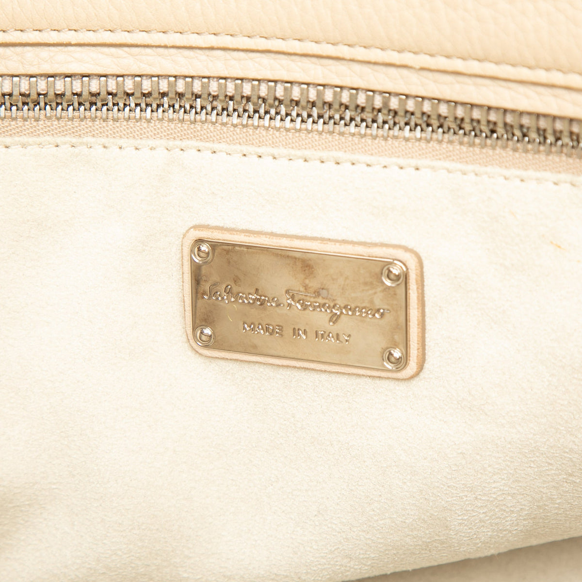 Ferragamo Medium Leather Gancini Verve Tote
