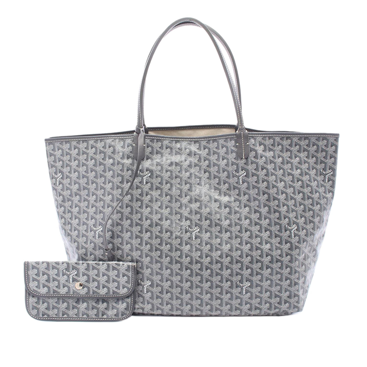 Goyard Goyardine Saint Louis GM — Gray