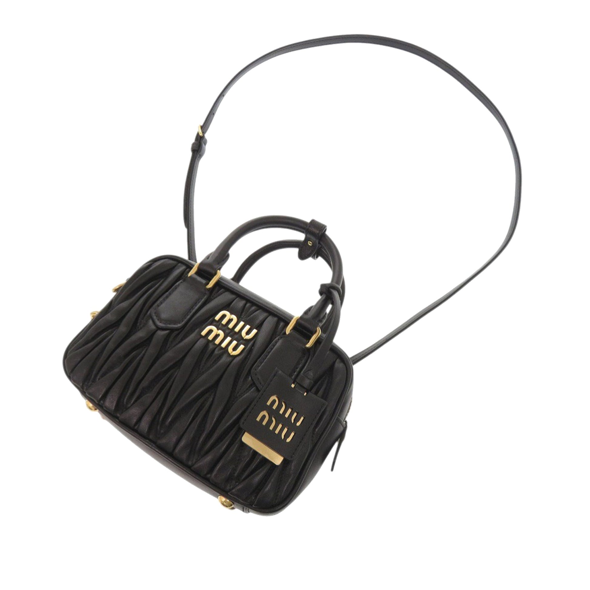 Miu Miu Small Matelasse Nappa Arcadie Satchel