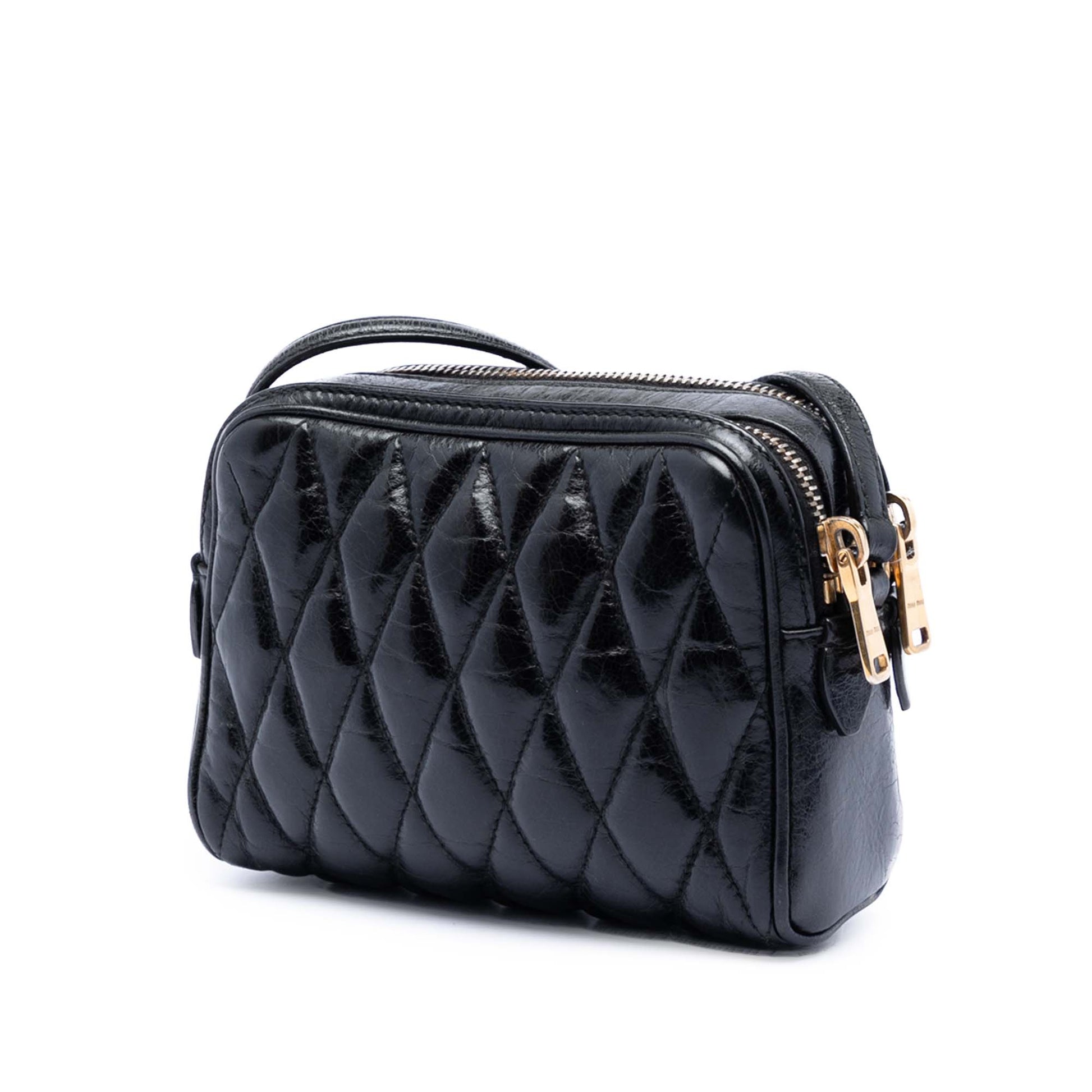 Miu Miu Matelasse Nappa Camera Crossbody