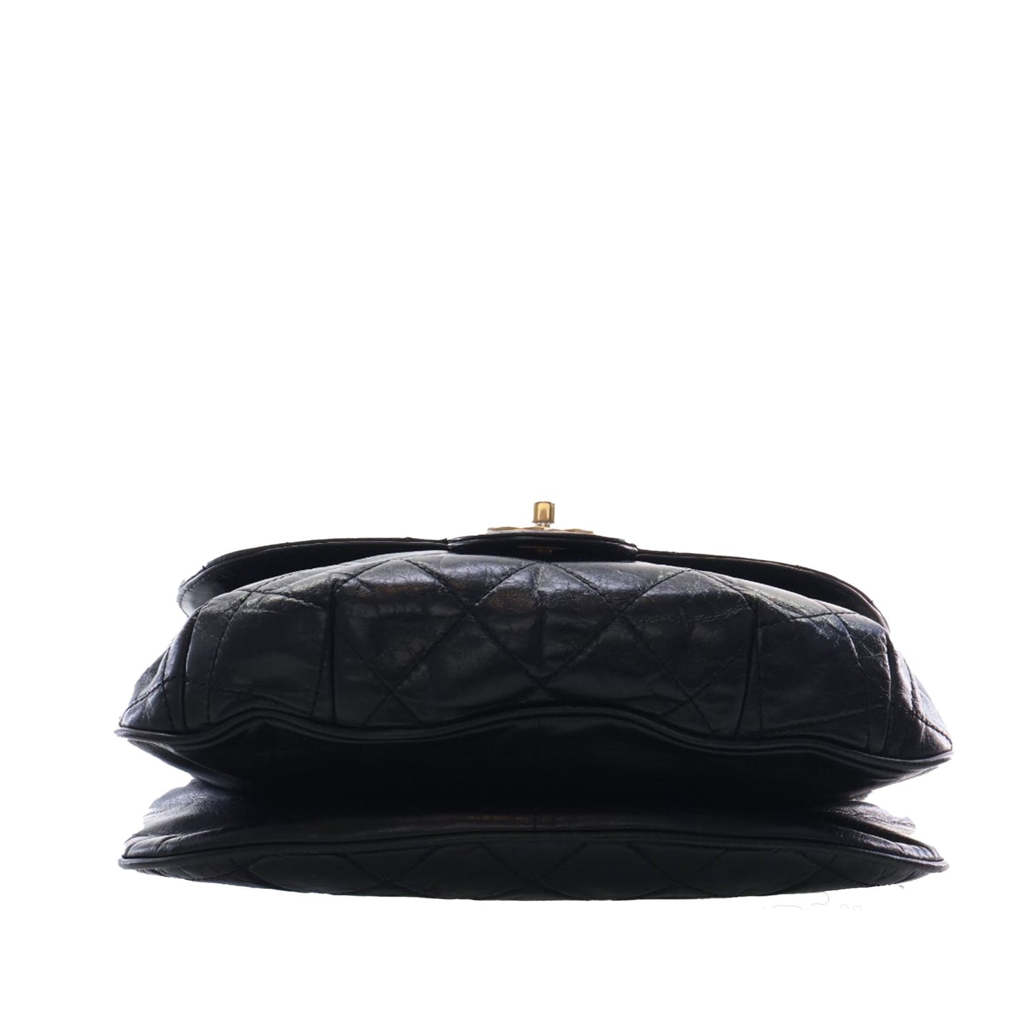 Chanel Medium Quilted Glazed Calfskin Bubble CC Flap