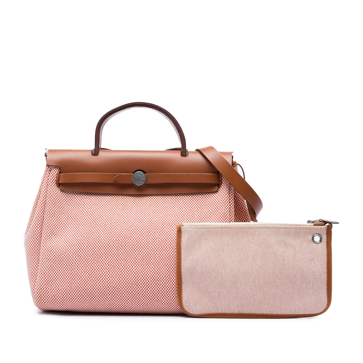 Hermès Toile Criss Viking Vache Hunter Herbag Zip 31