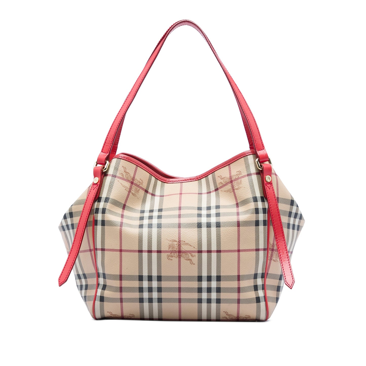Burberry Small Haymarket Check Coated Canvas Canterbury Tote