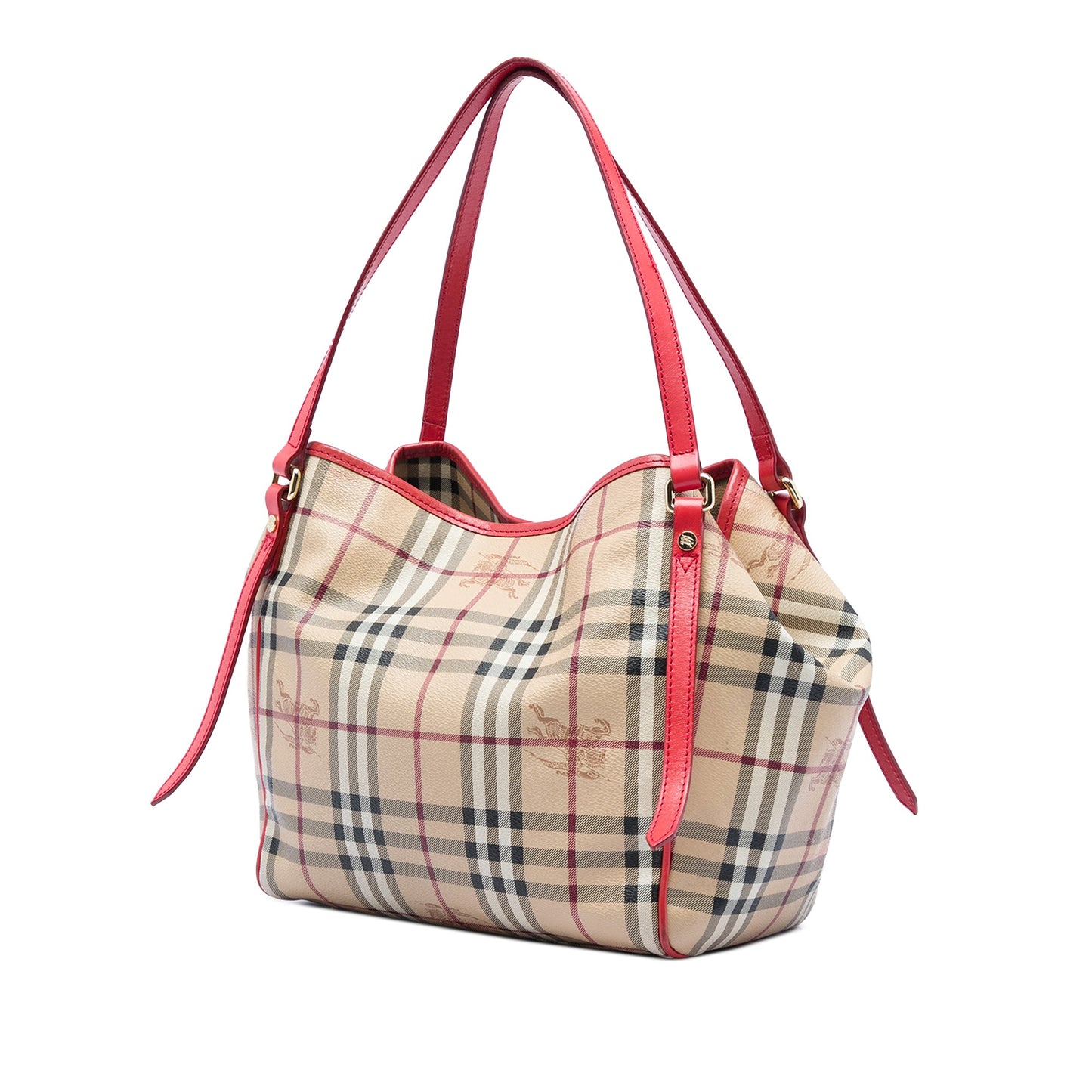 Burberry Small Haymarket Check Coated Canvas Canterbury Tote
