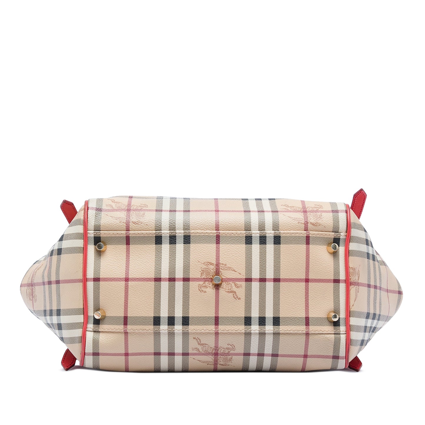Burberry Small Haymarket Check Coated Canvas Canterbury Tote