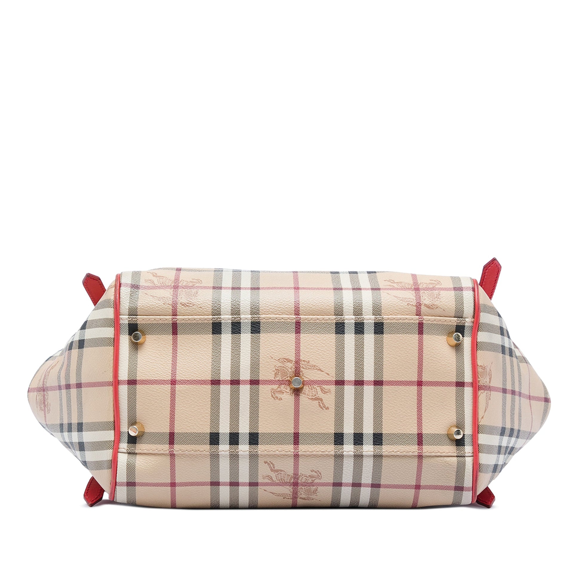 Burberry Small Haymarket Check Coated Canvas Canterbury Tote