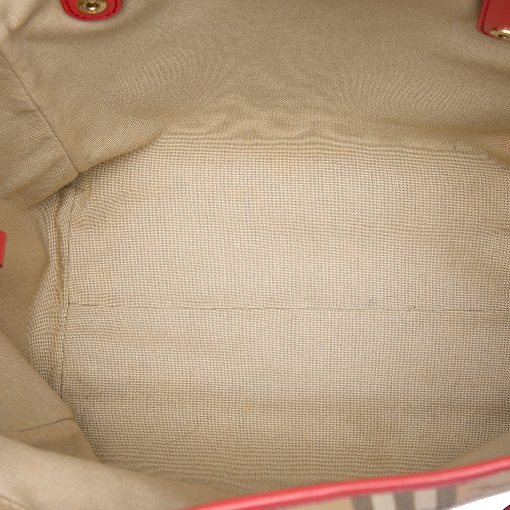 Burberry Small Haymarket Check Coated Canvas Canterbury Tote