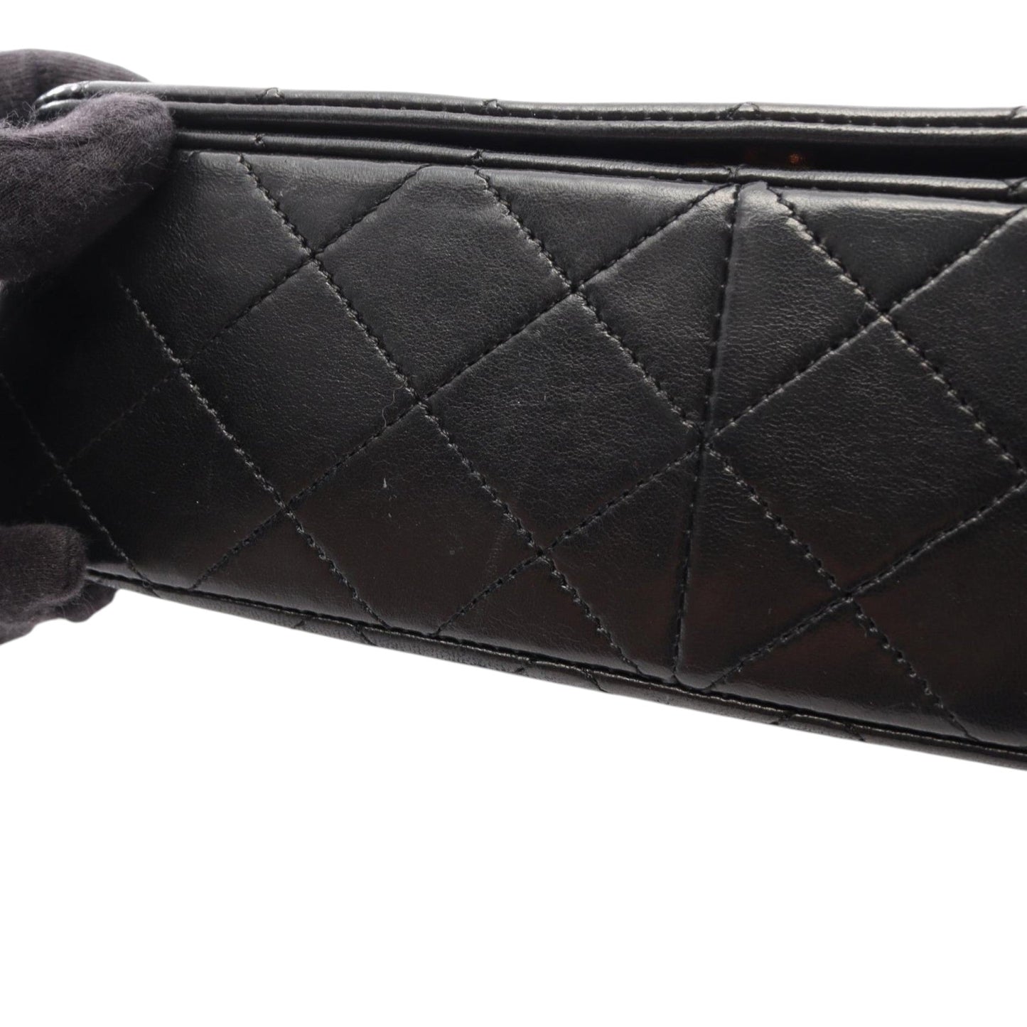 Chanel Small Quilted Lambskin CC Turnlock Full Single Flap
