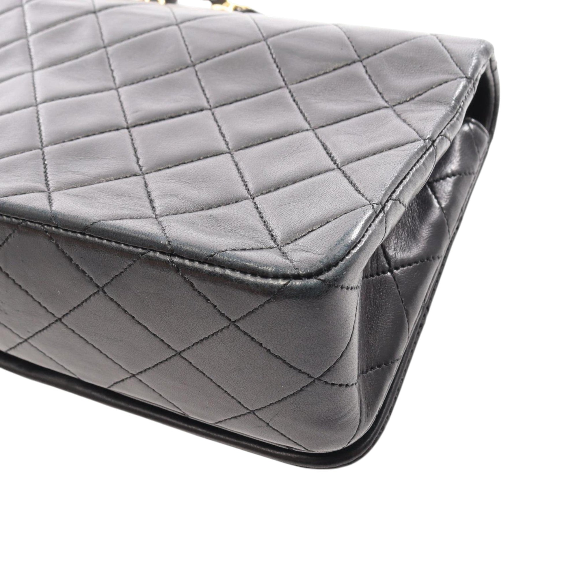 Chanel Small Quilted Lambskin CC Turnlock Full Single Flap