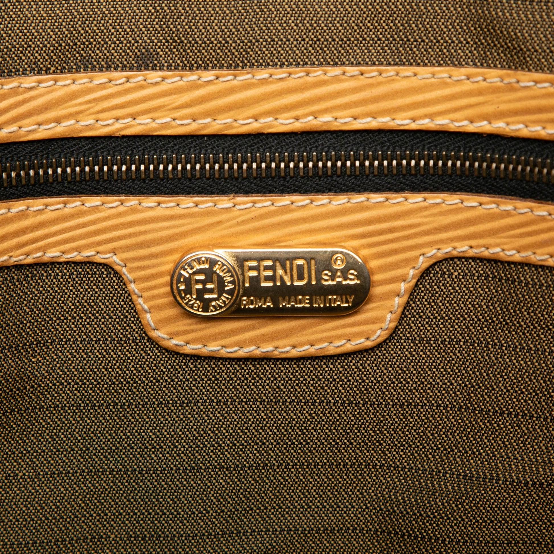 Fendi Zucca Canvas Travel Bag