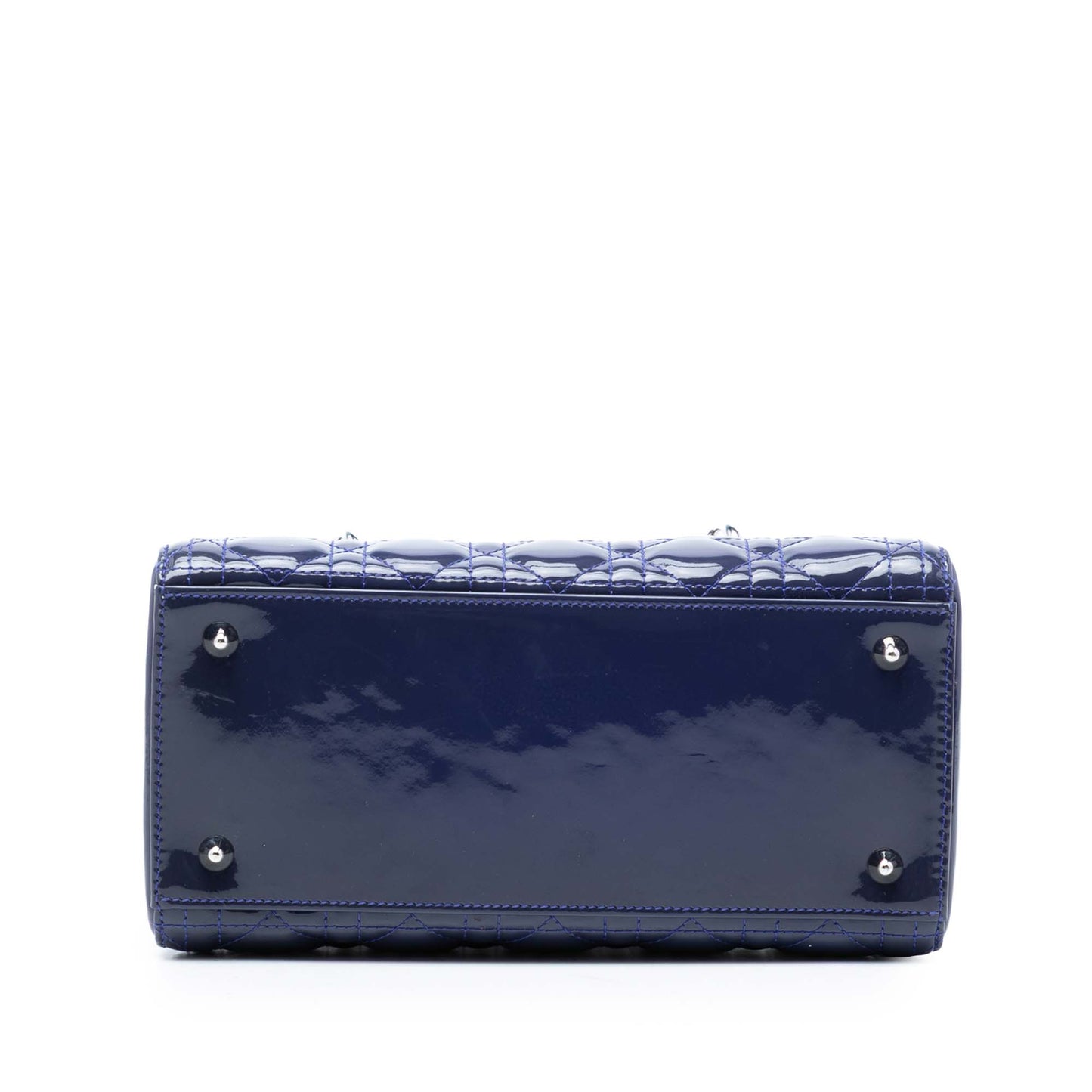 Dior Medium Patent Cannage Lady Dior