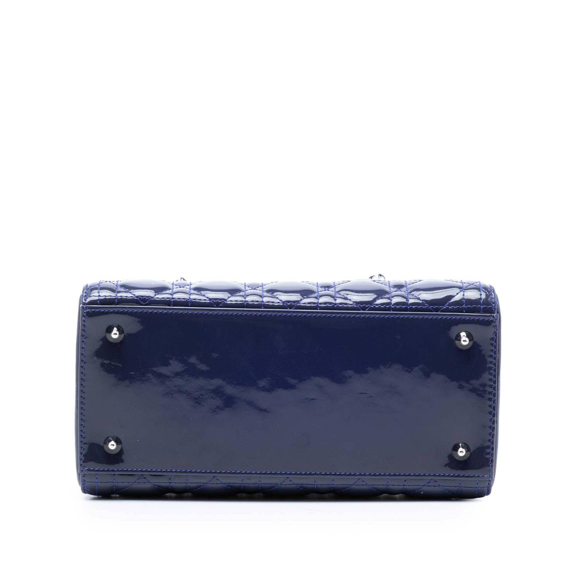 Dior Medium Patent Cannage Lady Dior