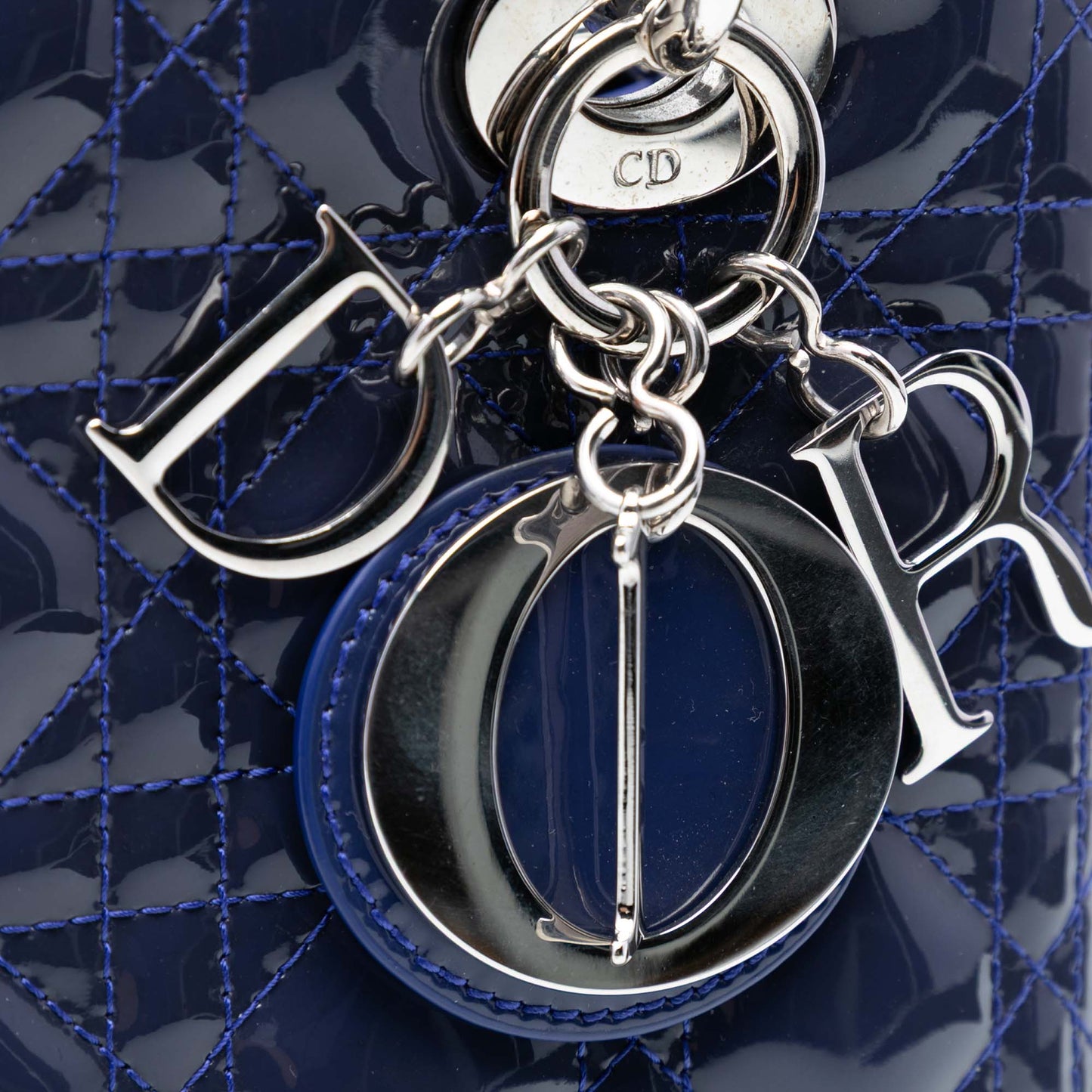 Dior Medium Patent Cannage Lady Dior