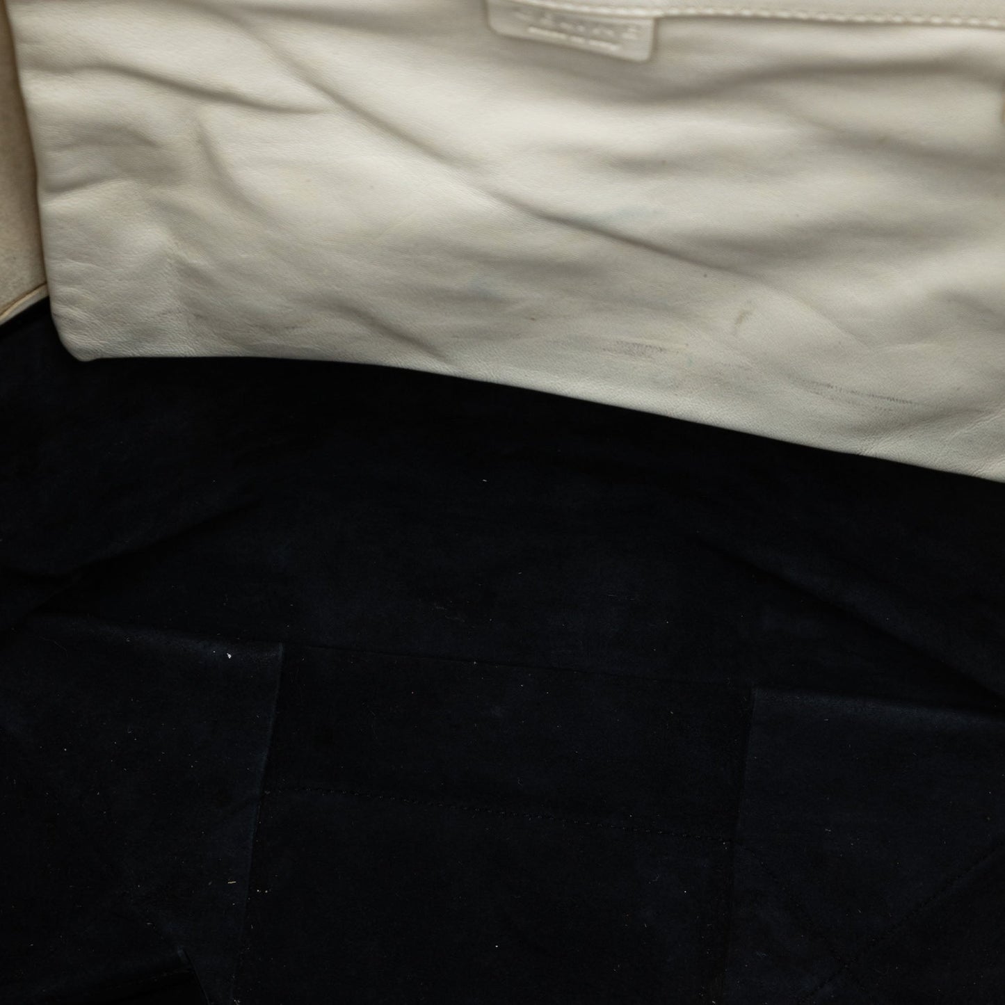 Celine Bicolor Leather Vertical Cabas Tote