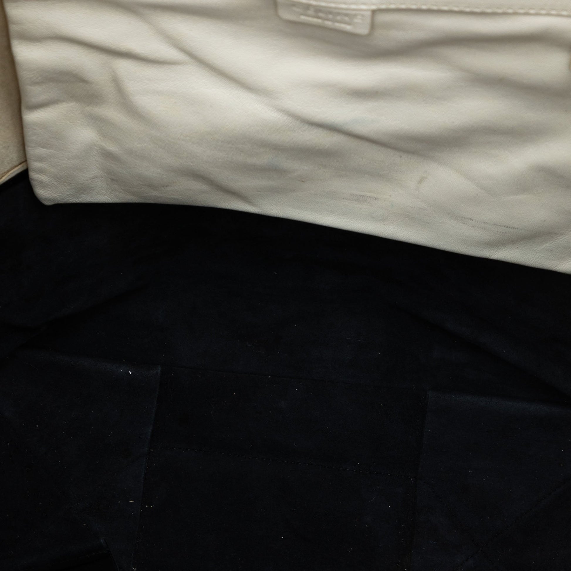 Celine Bicolor Leather Vertical Cabas Tote