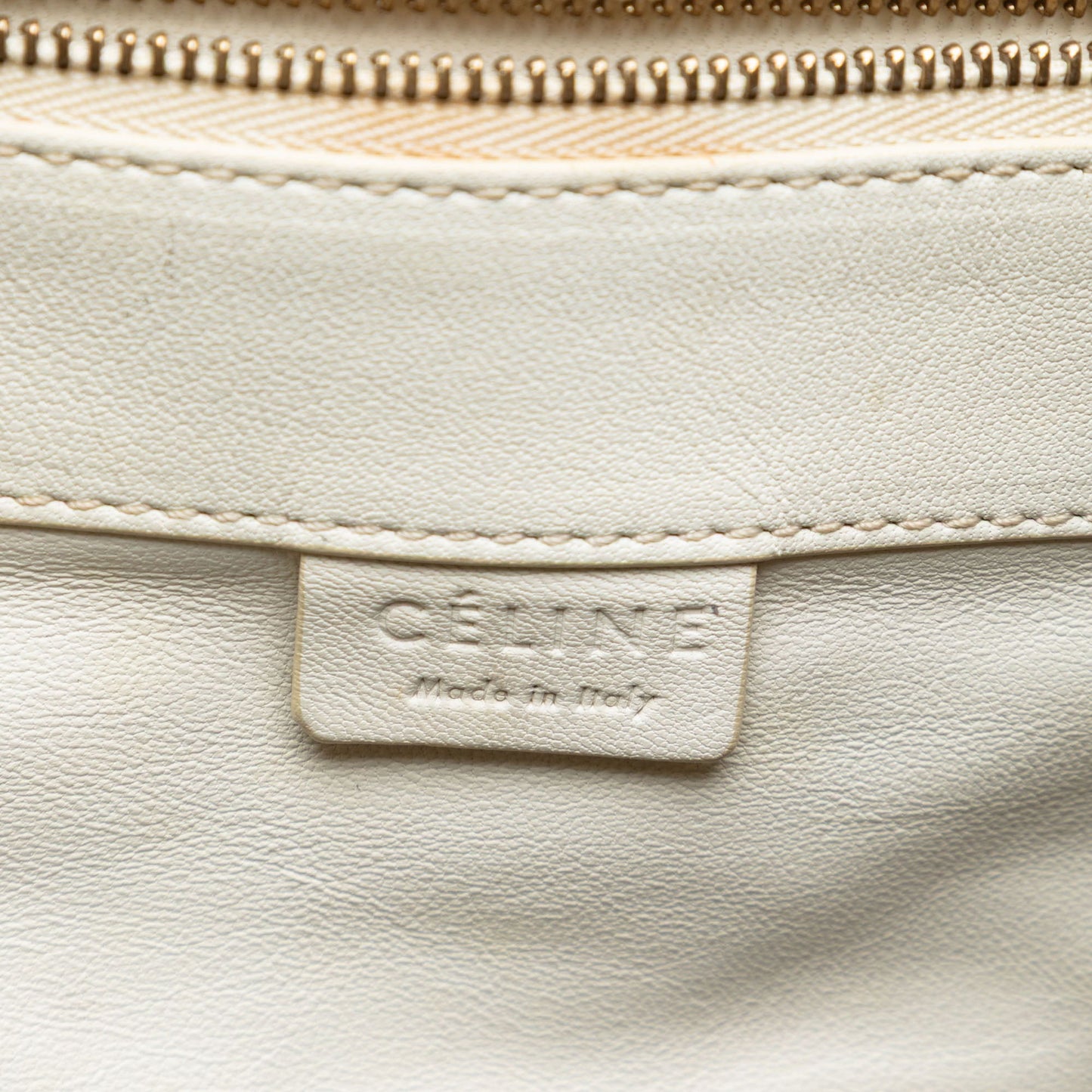 Celine Bicolor Leather Vertical Cabas Tote