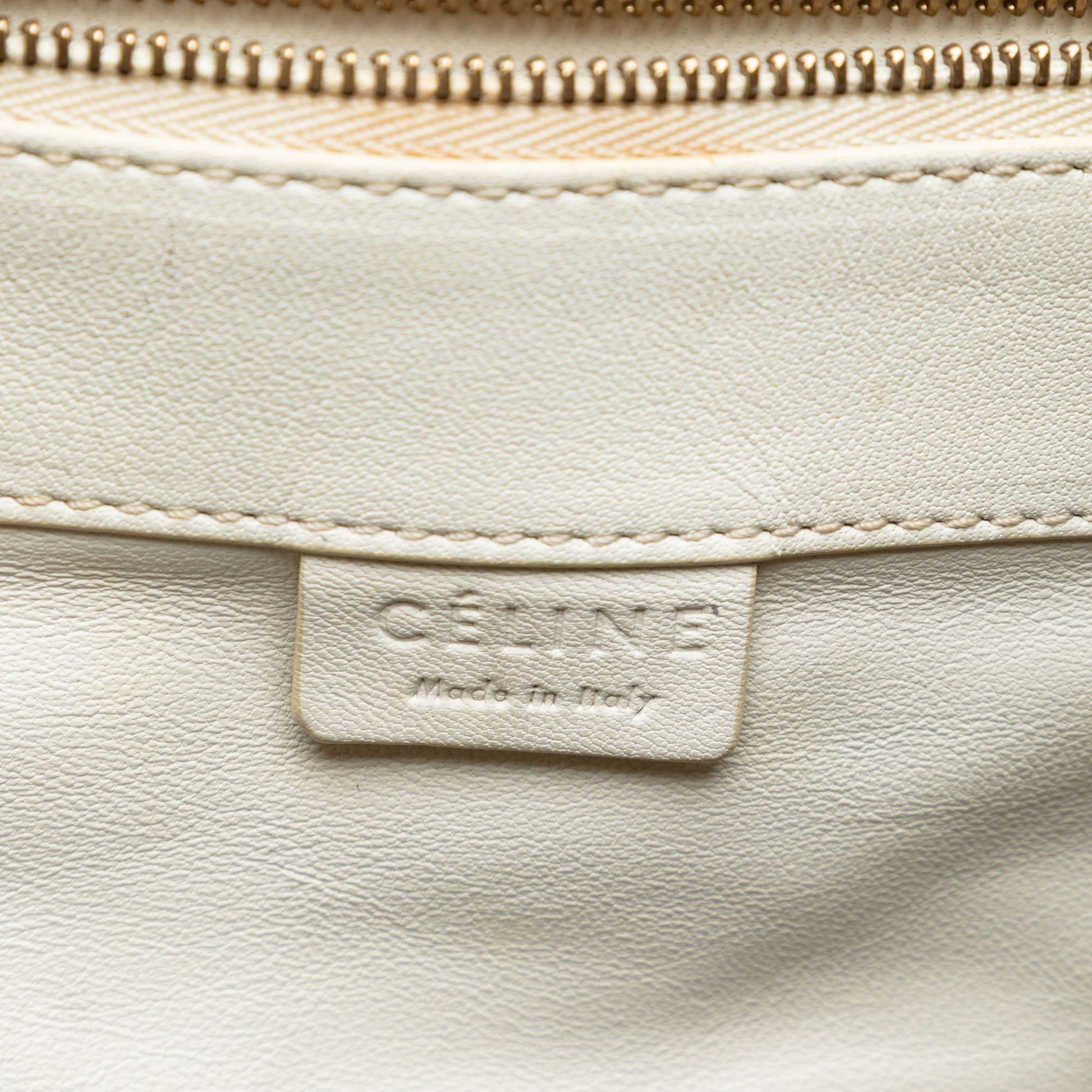 Celine Bicolor Leather Vertical Cabas Tote