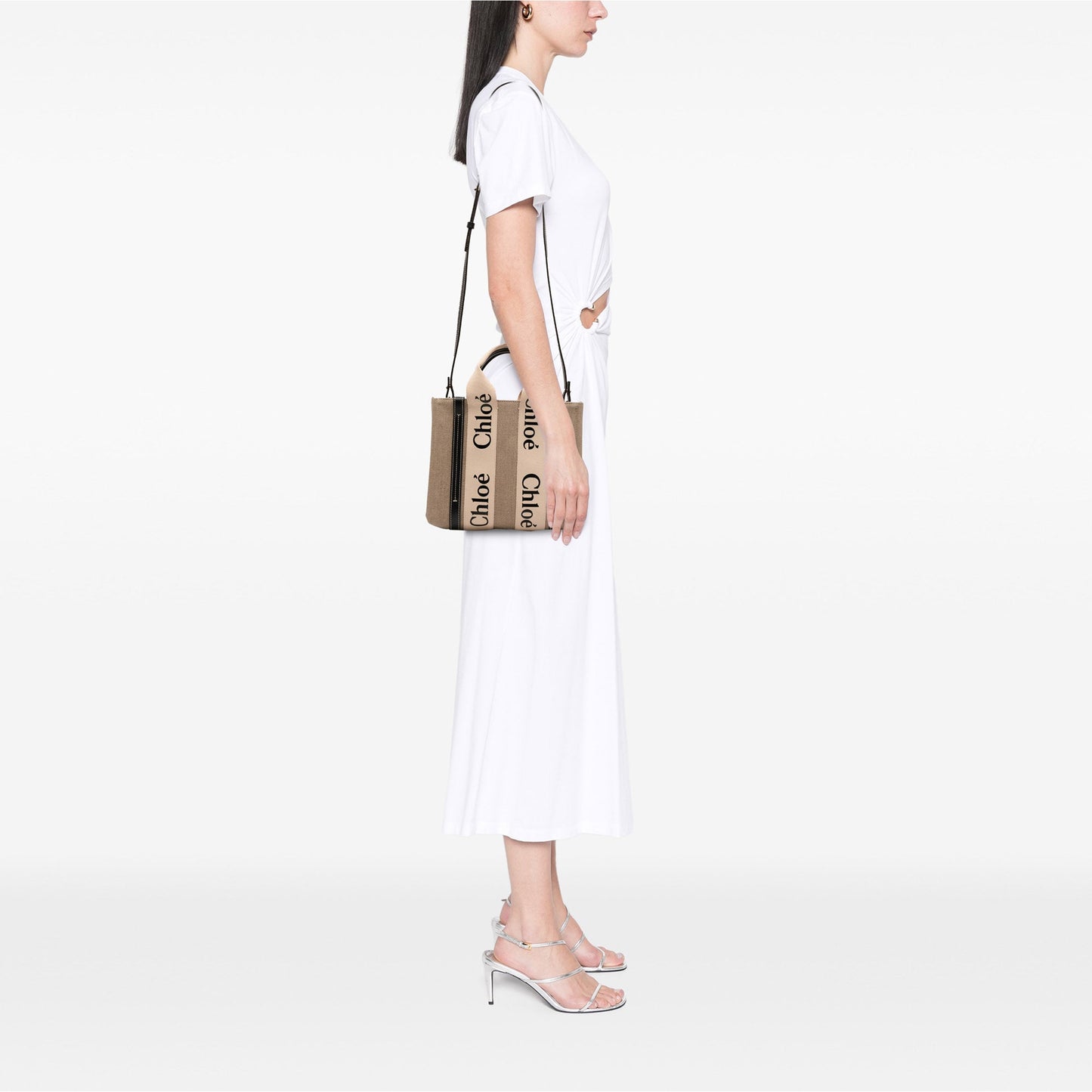 Chloé Small Canvas Woody Satchel