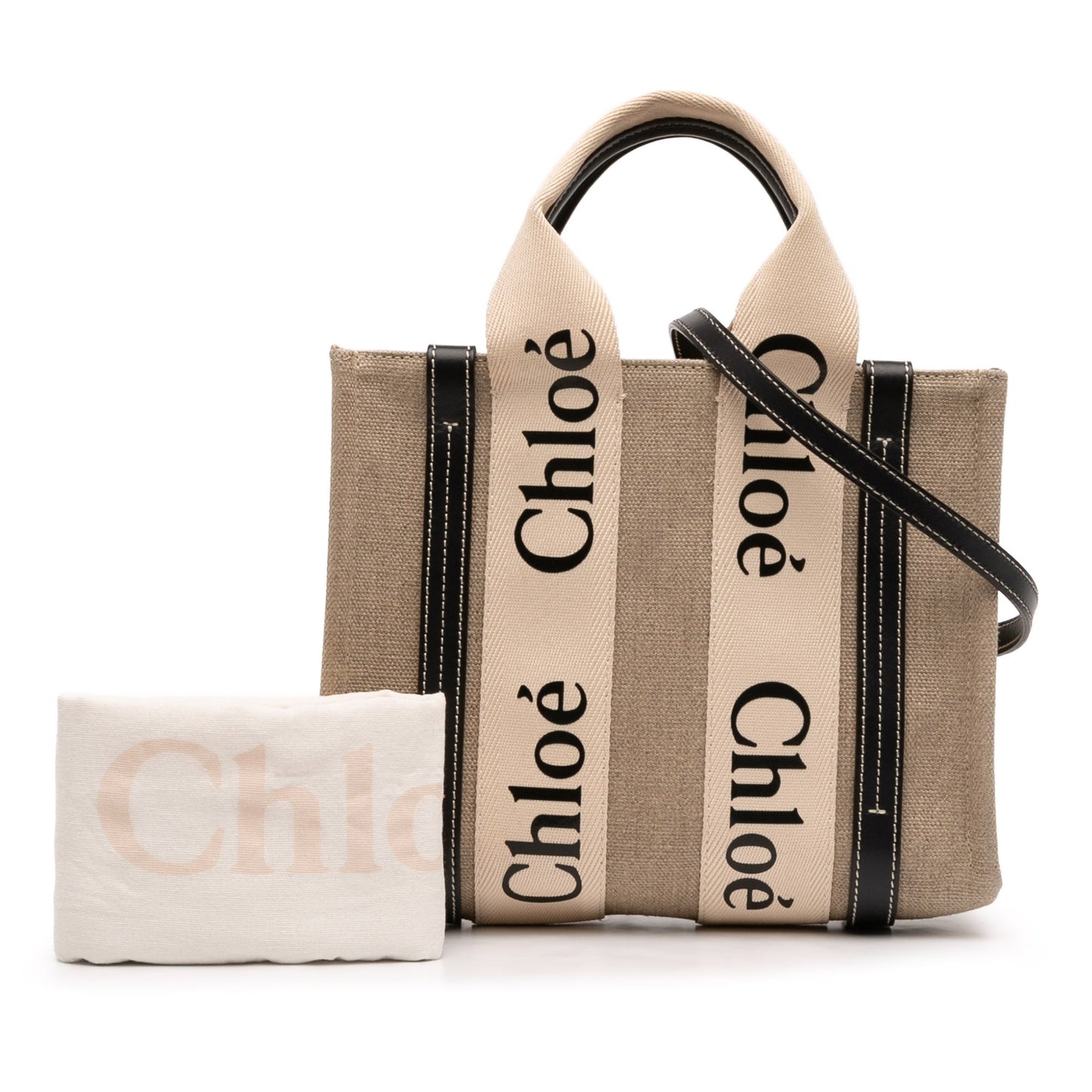 Chloé Small Canvas Woody Satchel