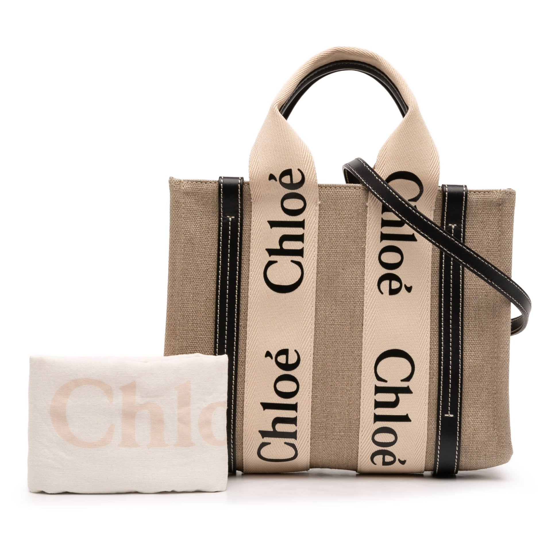 Chloé Small Canvas Woody Satchel