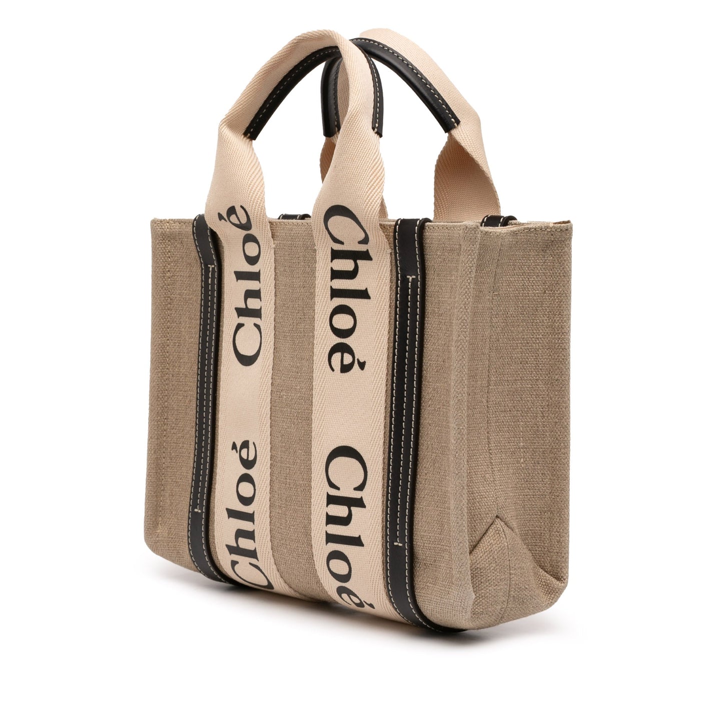 Chloé Small Canvas Woody Satchel