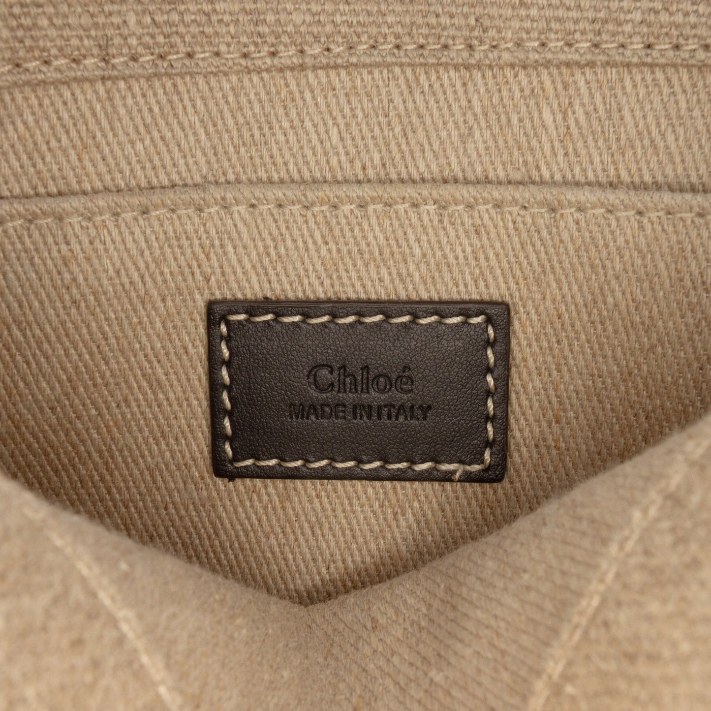 Chloé Small Canvas Woody Satchel